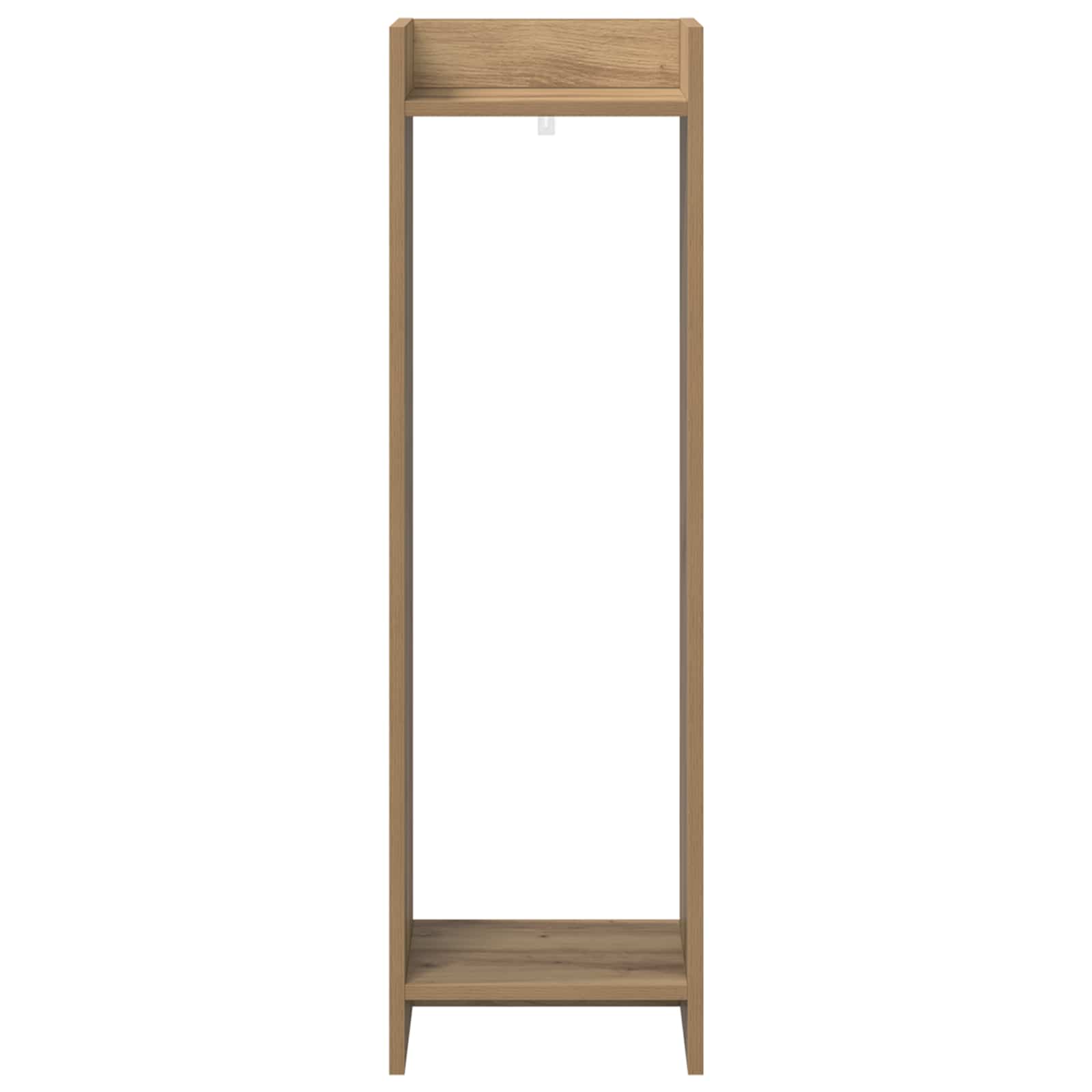 Supporto per piante 2 pz Rovere Artigianale 30 x 30 x 100 cm