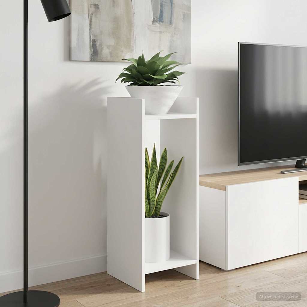 Supporto per piante Bianco 30 x 30 x 80 cm Legno ingegnerizzato