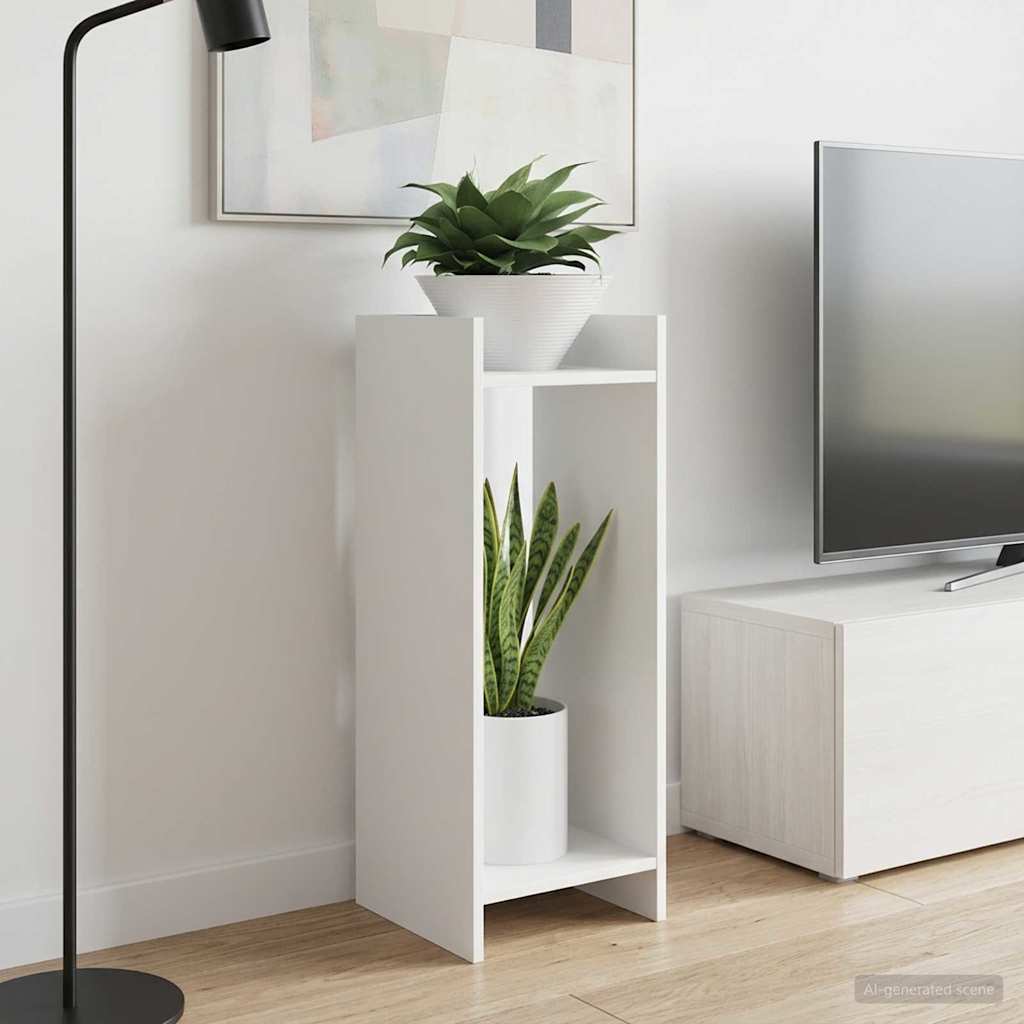 Supporto per piante 2 pz Bianco 30 x 30 x 80 cm