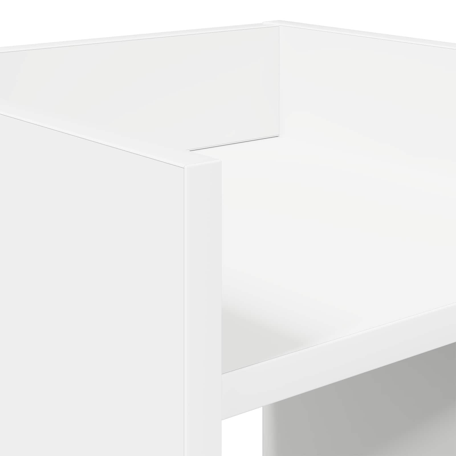 Supporto per piante 2 pz Bianco 30 x 30 x 80 cm