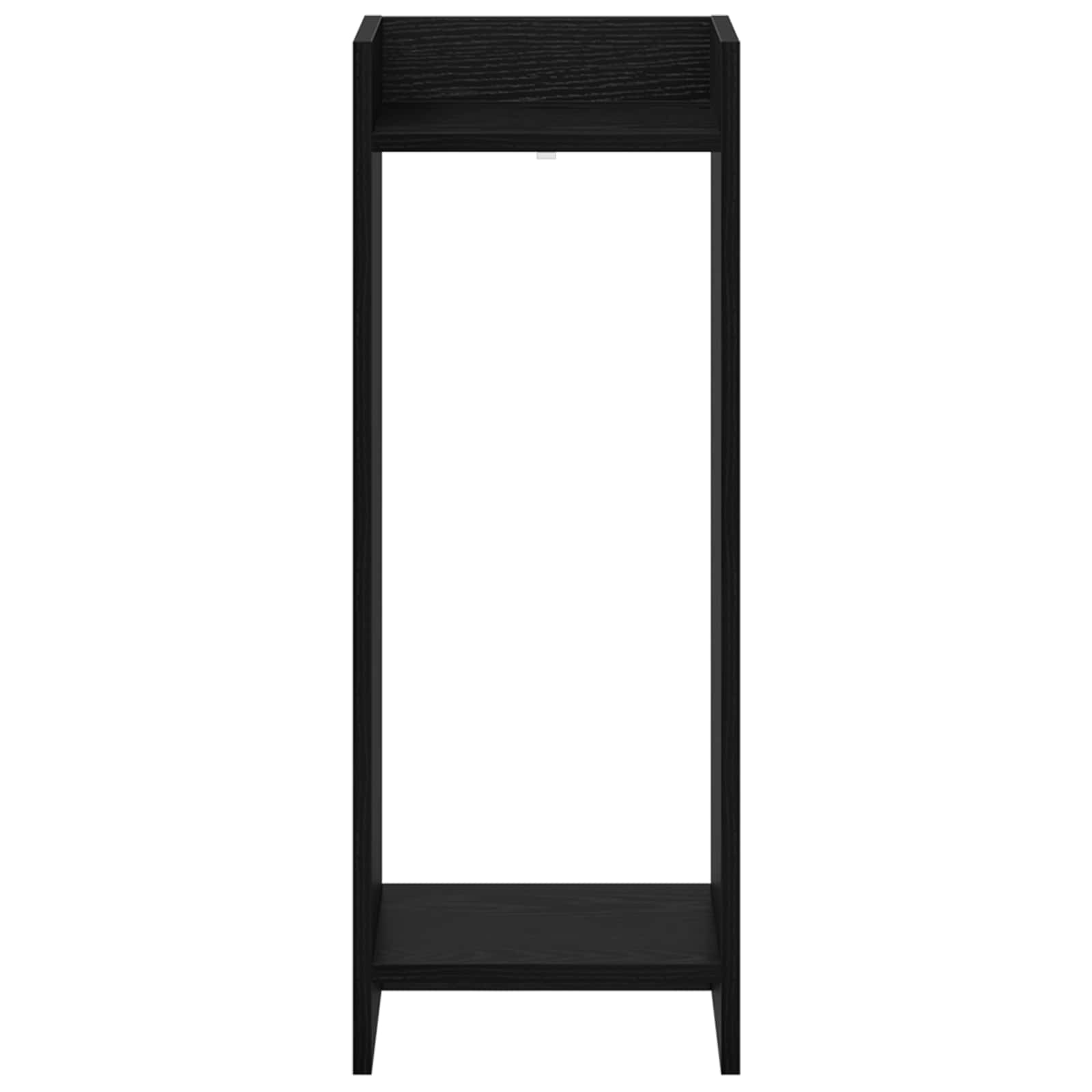 Supporto per piante Rovere Nero 30 x 30 x 80 cm