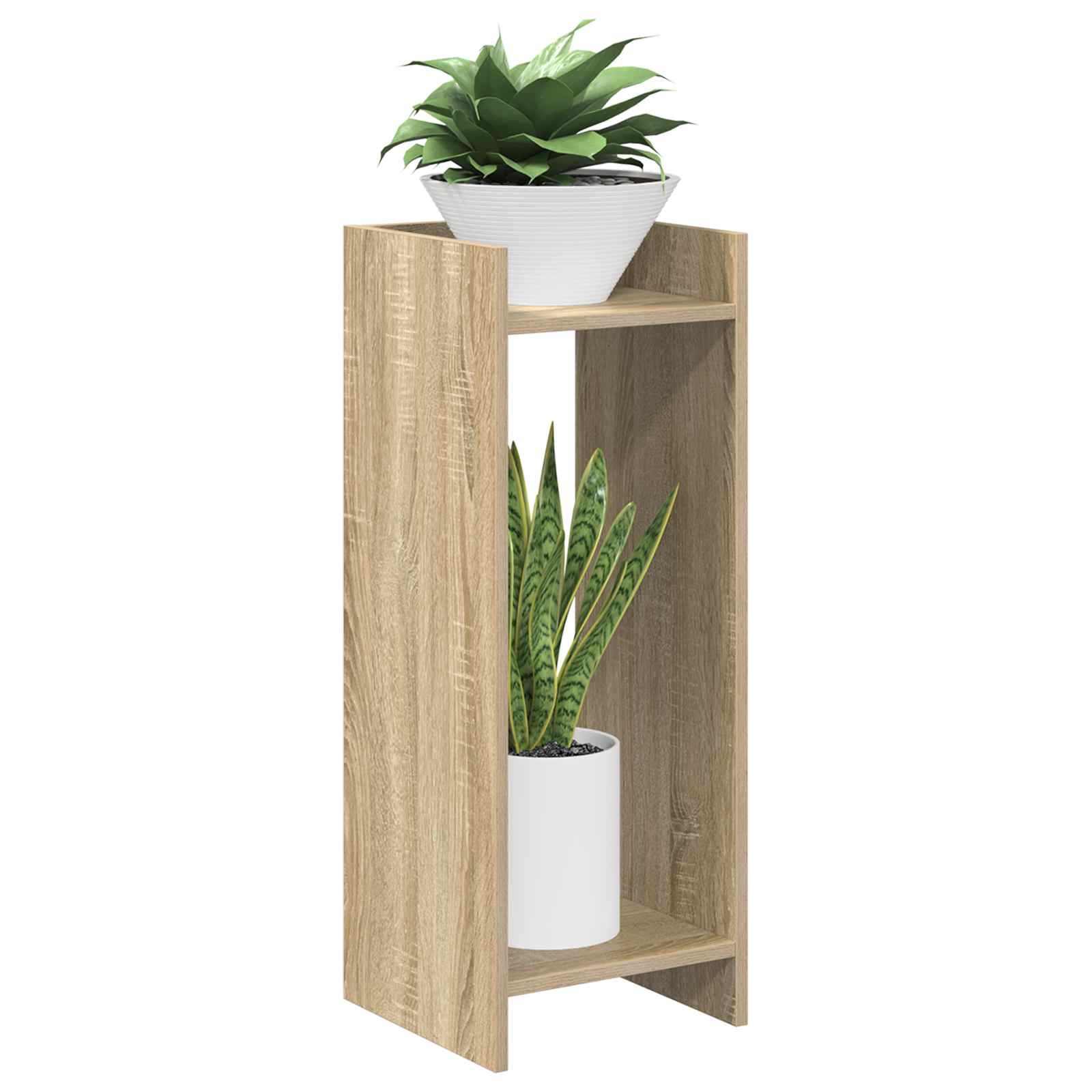 Supporto per piante Rovere Sonoma 30 x 30 x 80 cm