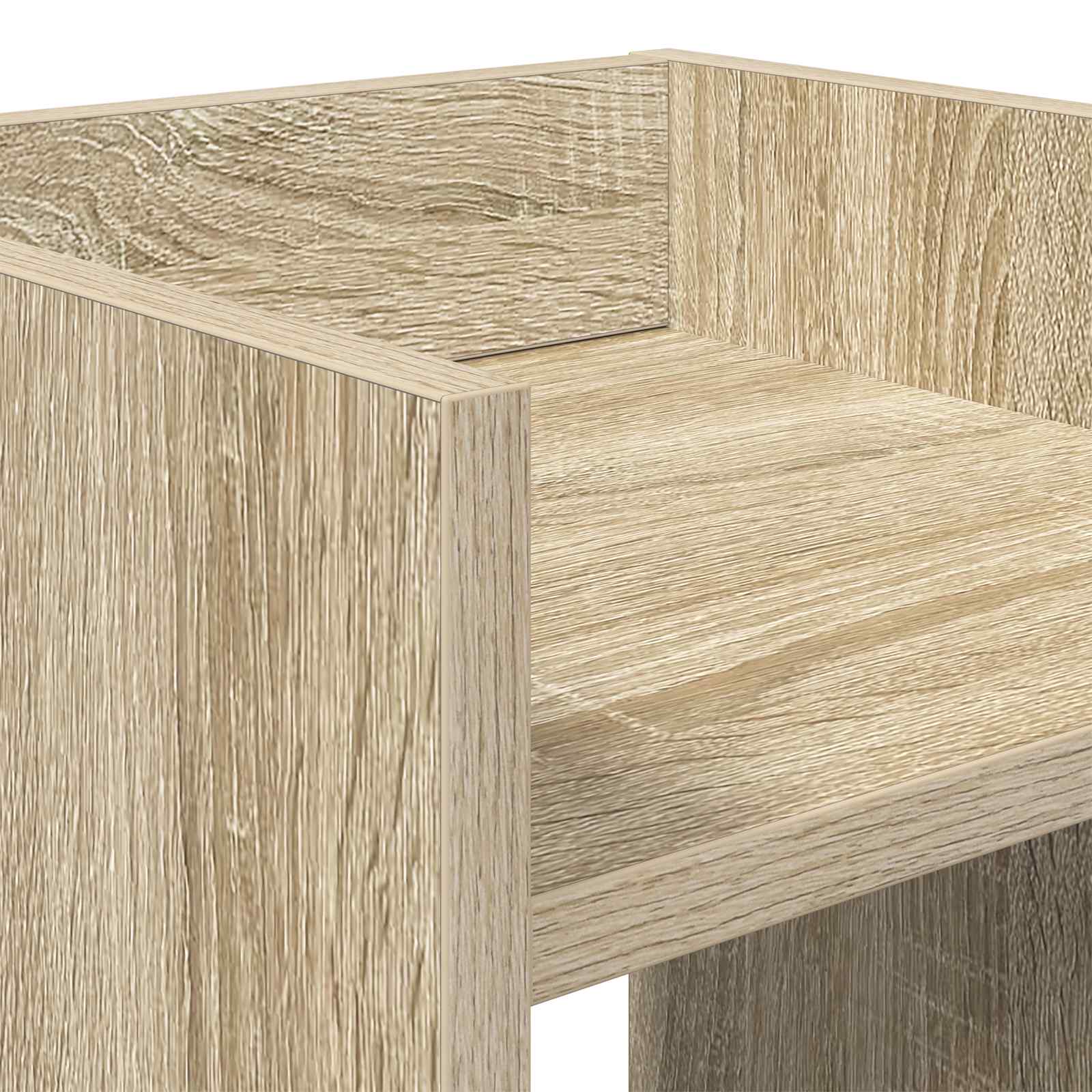 Supporto per piante Rovere Sonoma 30 x 30 x 80 cm