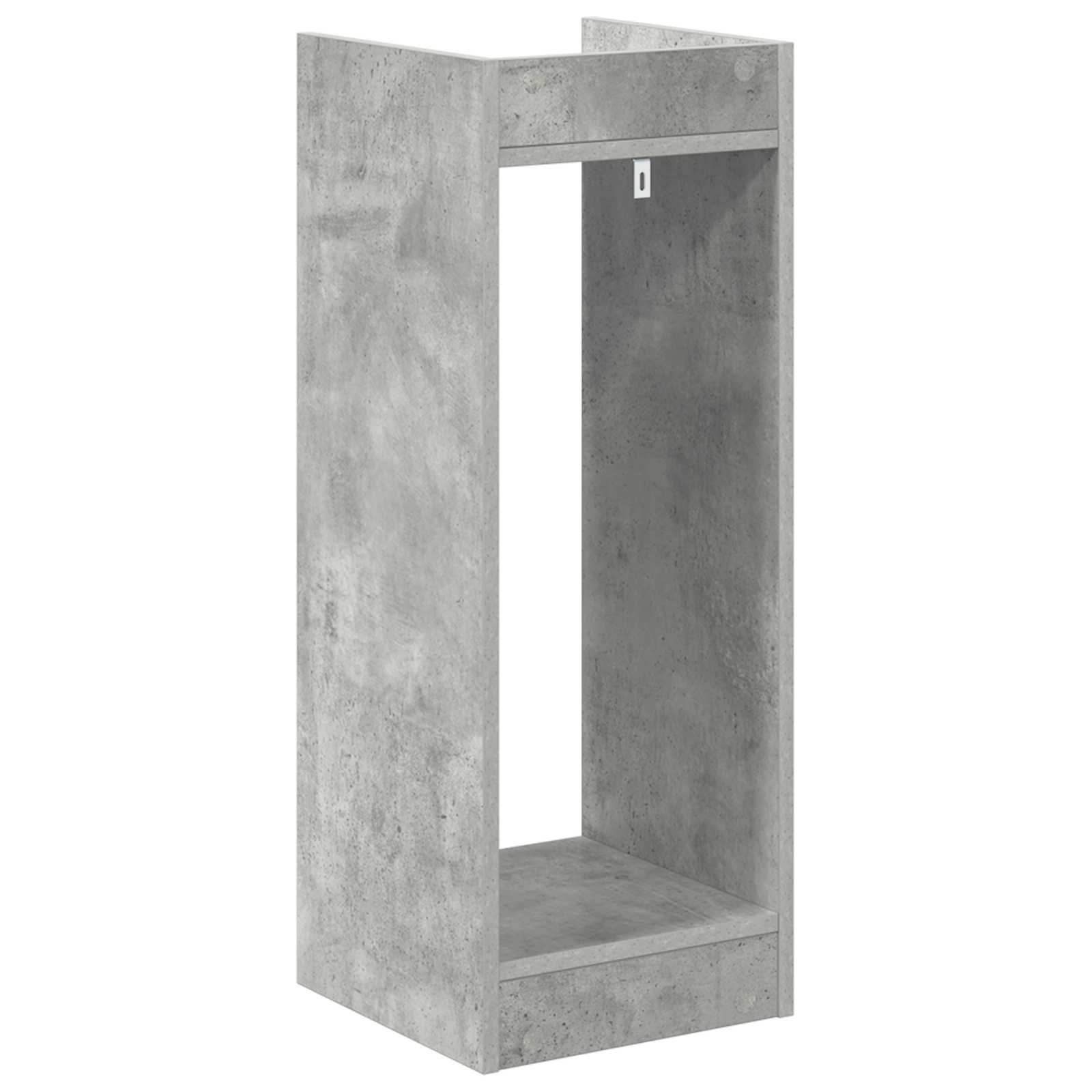 Supporto per piante Grigio Cemento 30 x 30 x 80 cm