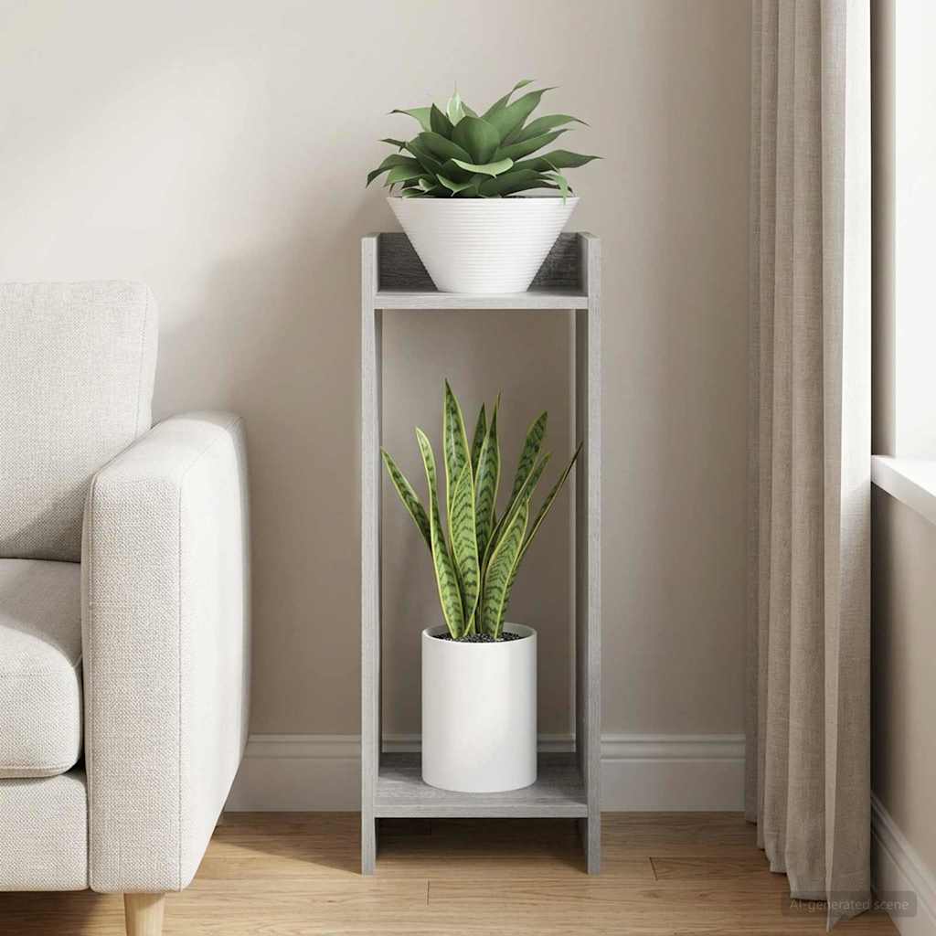 Supporto per piante Sonoma grigio 30 x 30 x 80 cm