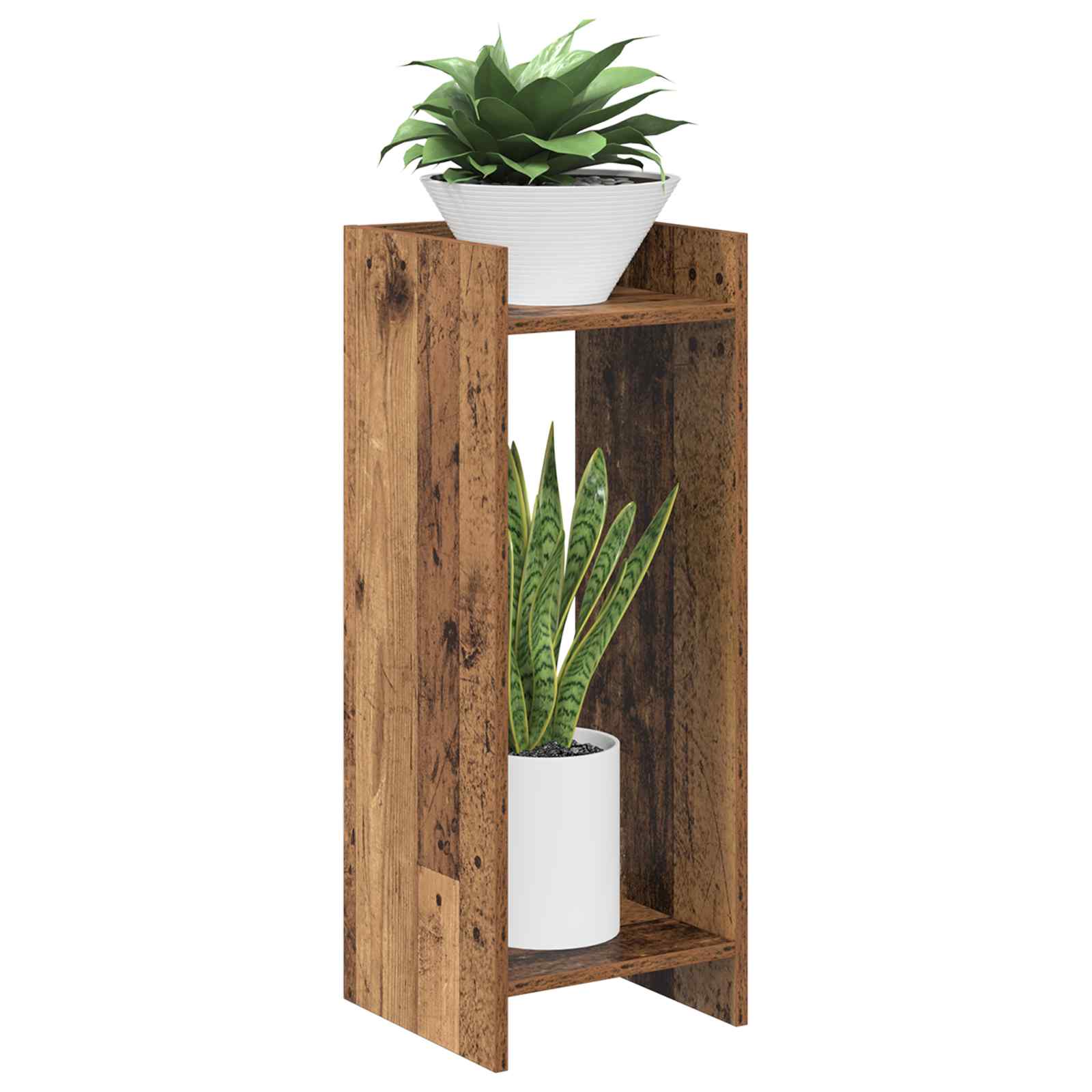 Supporto per piante Legno antico 30 x 30 x 80 cm