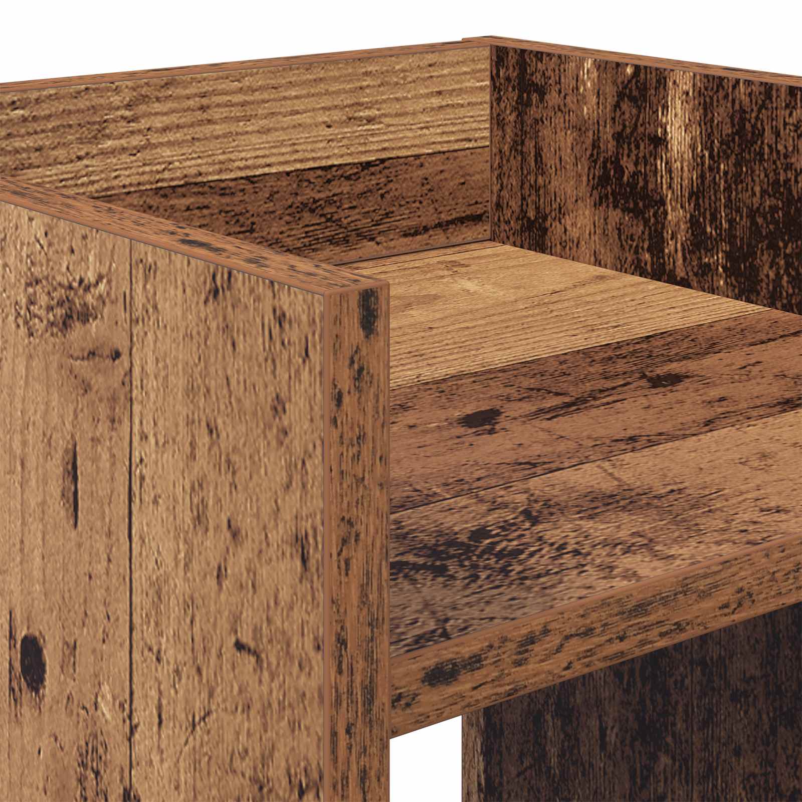 Supporto per piante Legno antico 30 x 30 x 80 cm
