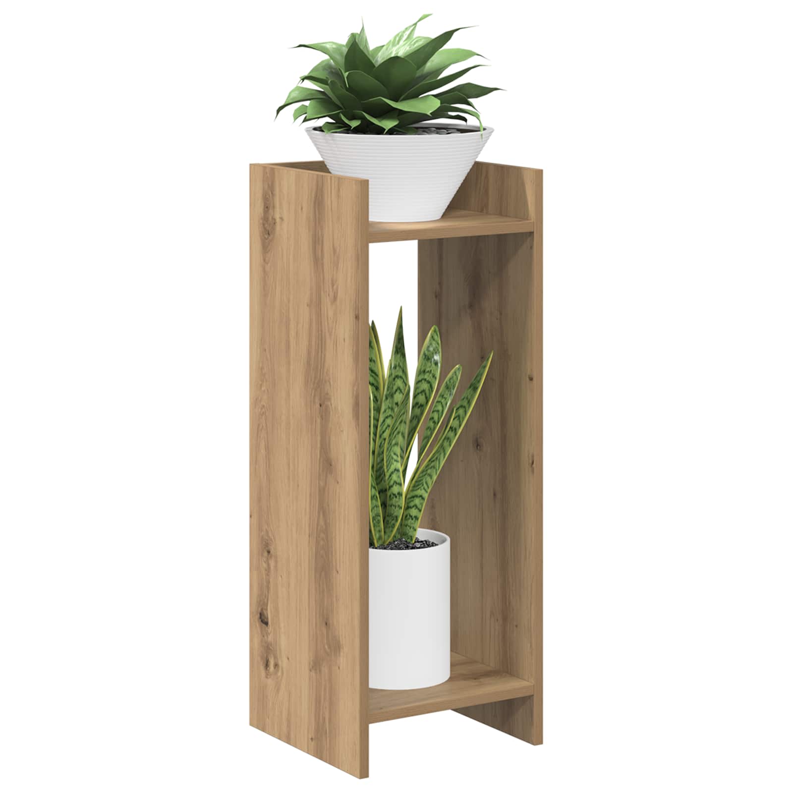 Supporto per piante Rovere Artigianale 30 x 30 x 80 cm