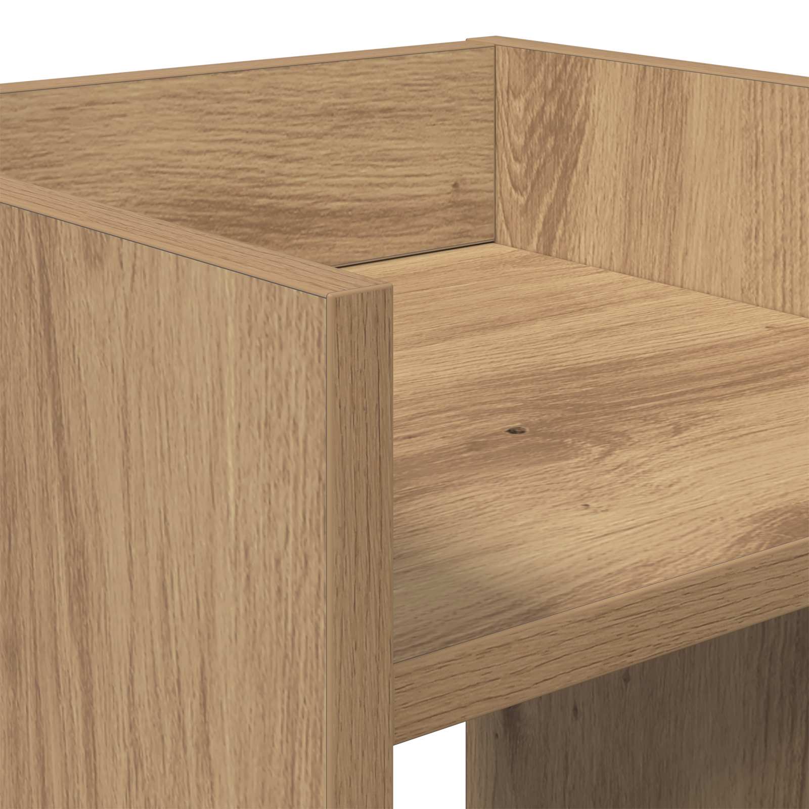 Supporto per piante 2 pz Rovere Artigianale 30 x 30 x 80 cm