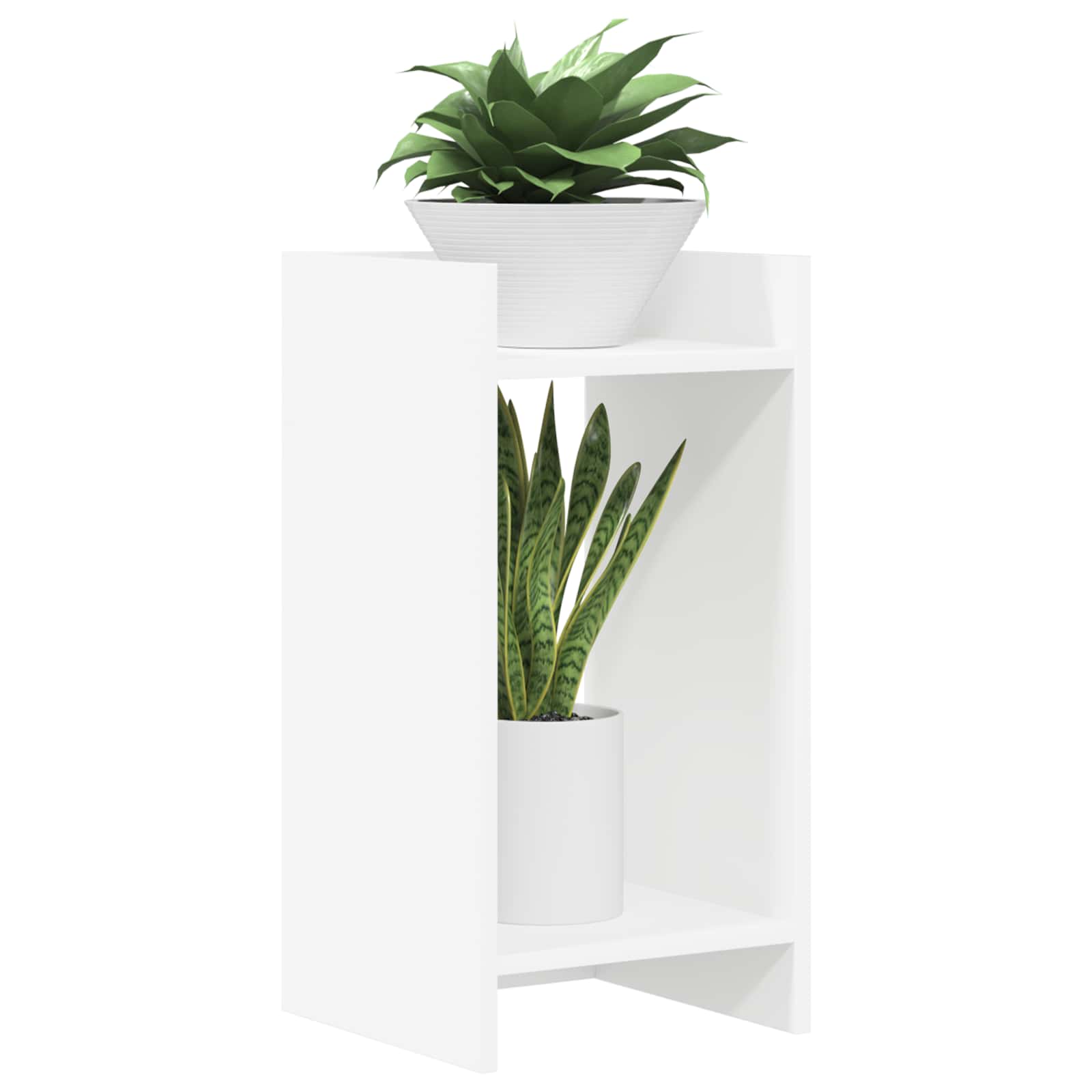 Supporto per piante Bianco 30 x 30 x 60 cm Legno ingegnerizzato
