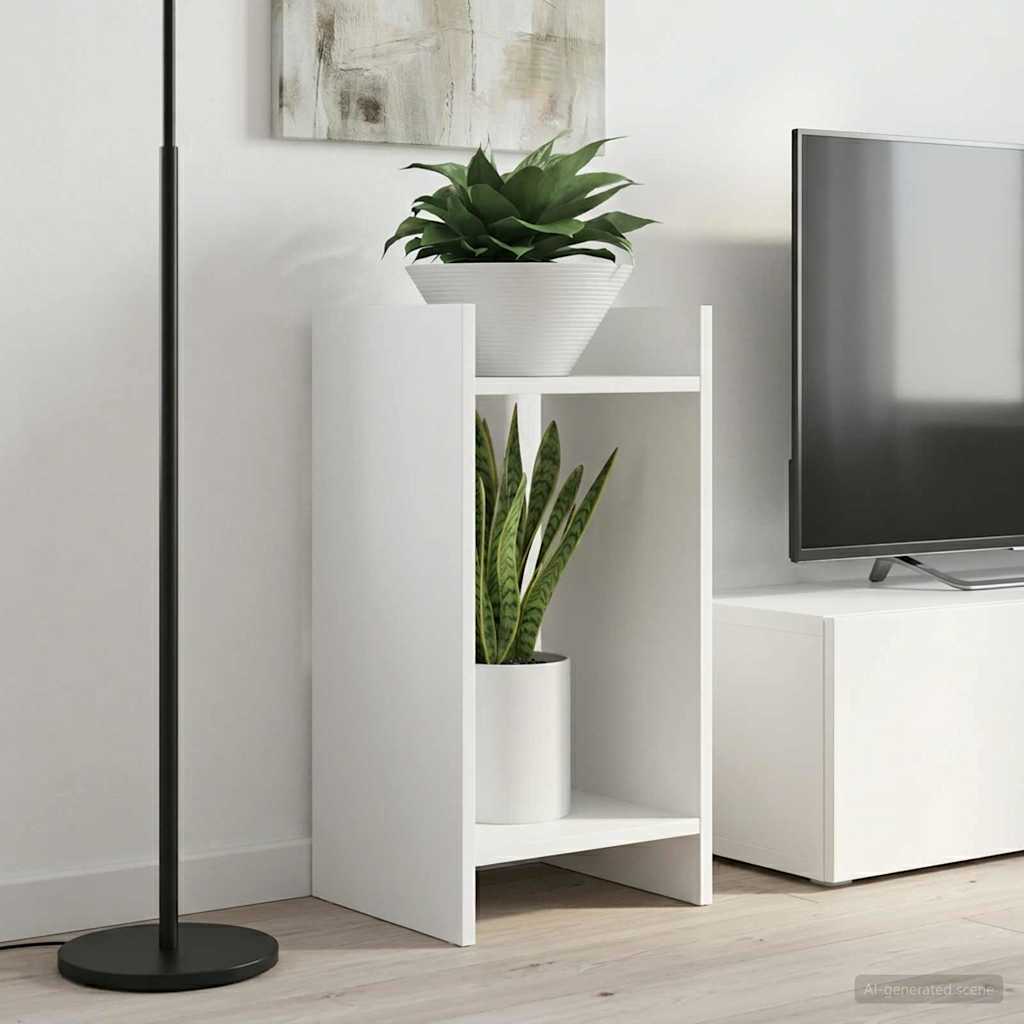 Supporto per piante 2 pz Bianco 30 x 30 x 60 cm