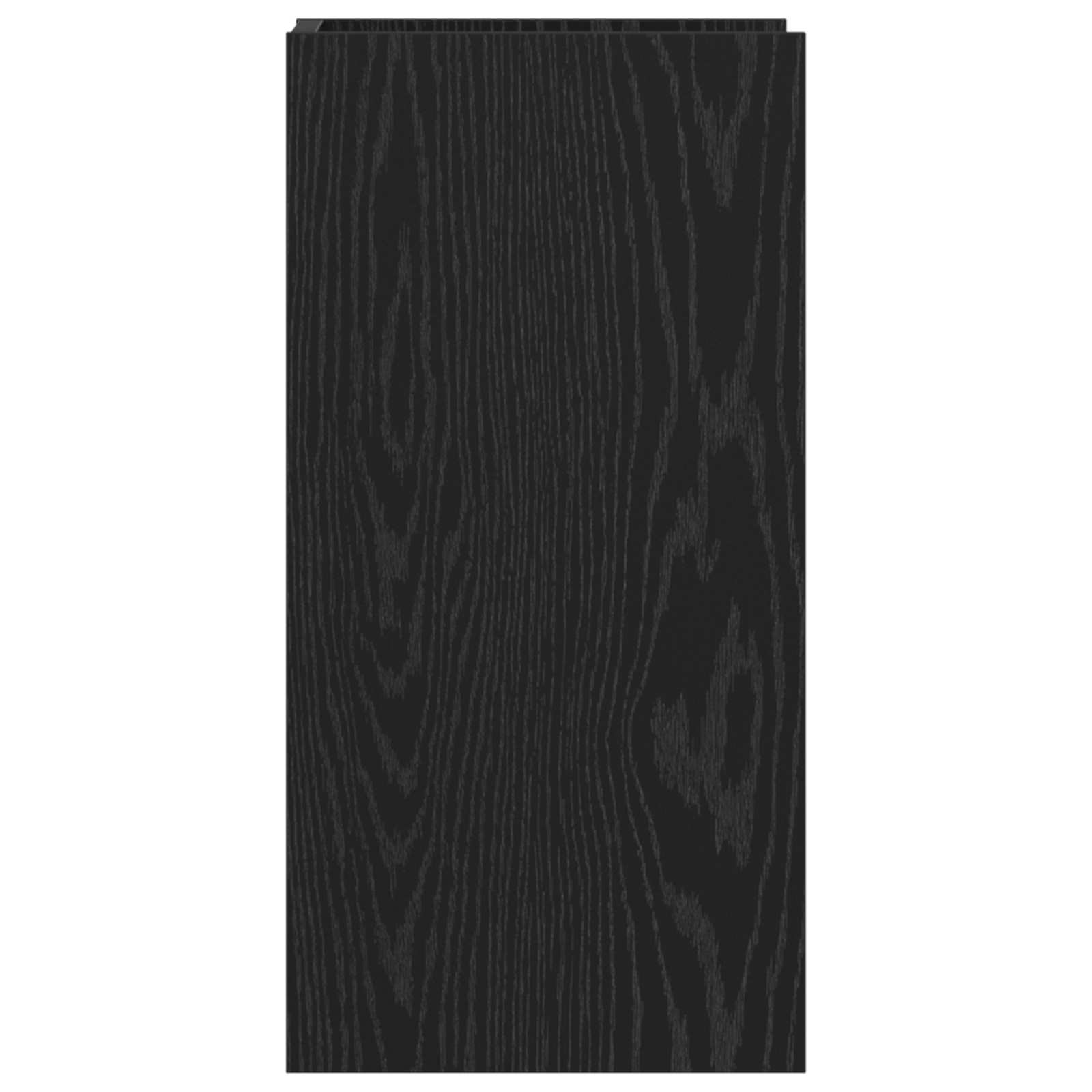 Supporto per piante Rovere Nero 30 x 30 x 60 cm