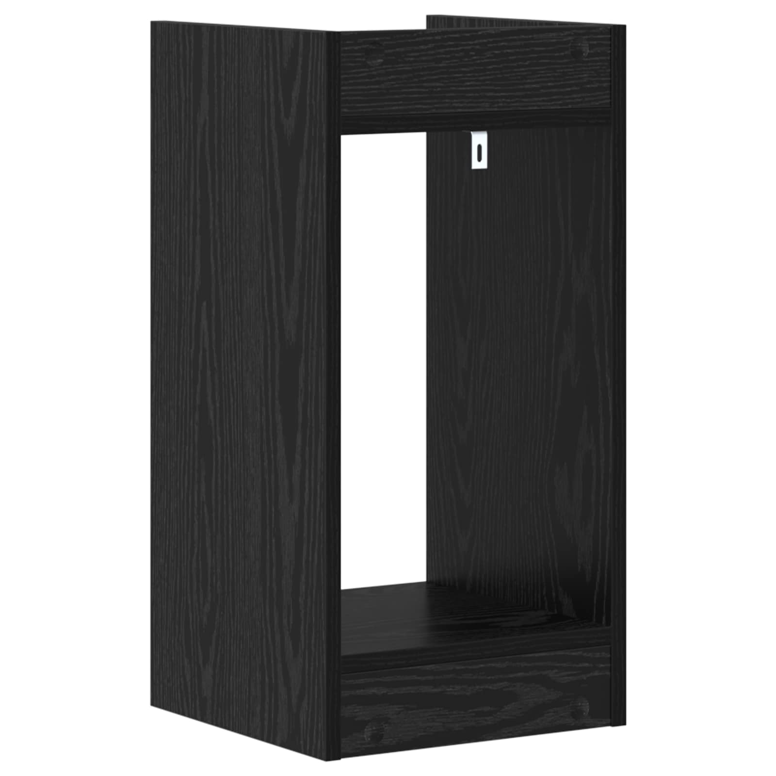 Supporto per piante Rovere Nero 30 x 30 x 60 cm