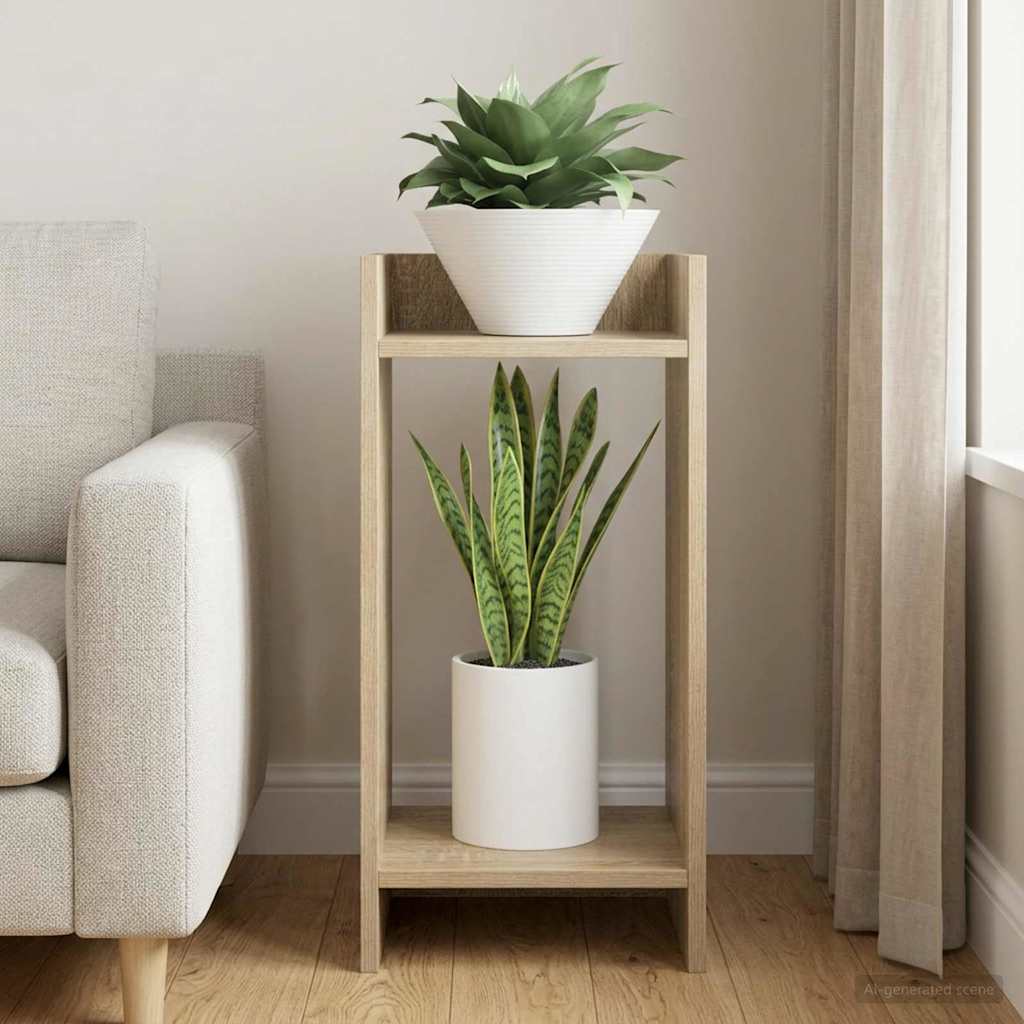 Supporto per piante Rovere Sonoma 30 x 30 x 60 cm
