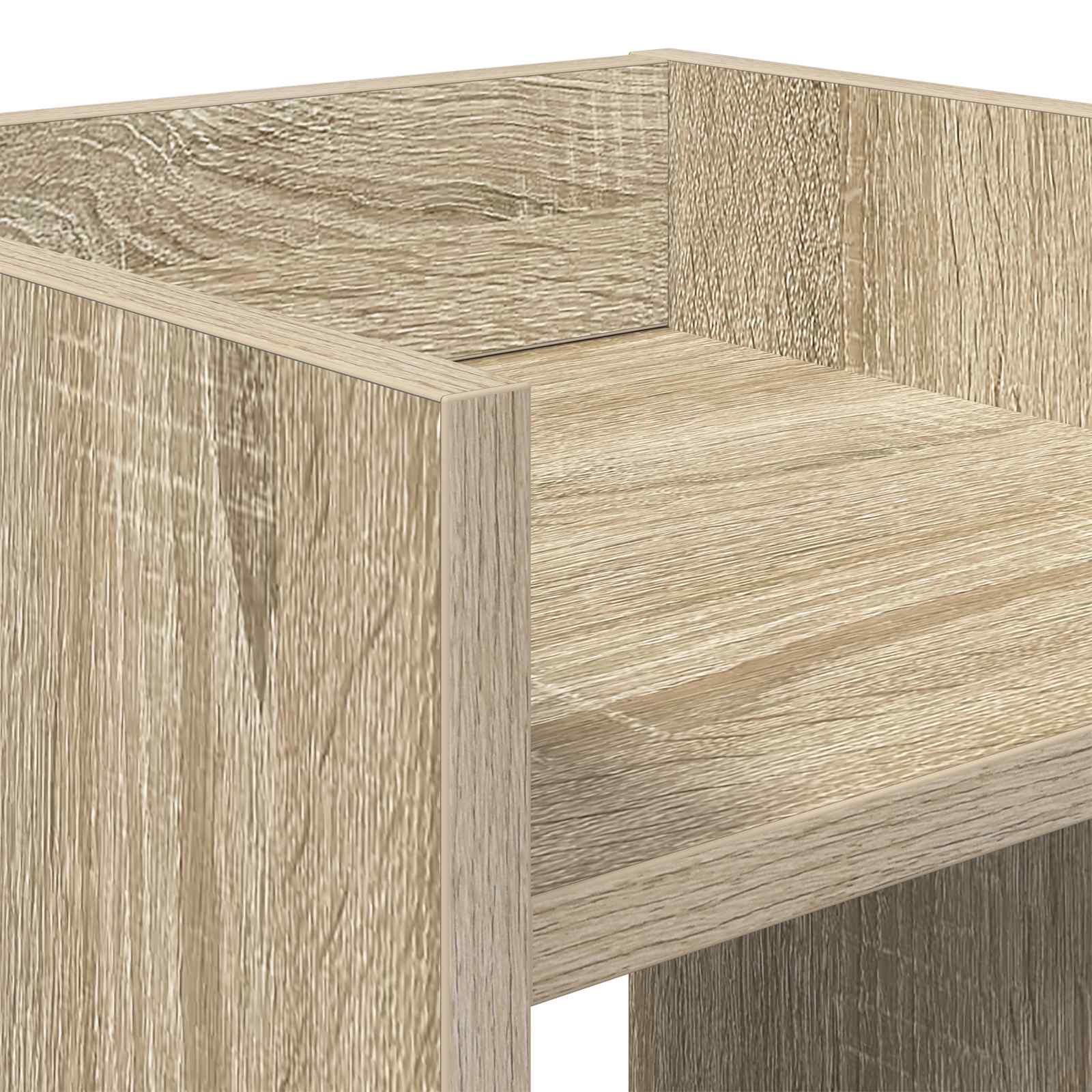 Supporto per piante 2 pz Rovere Sonoma 30 x 30 x 60 cm