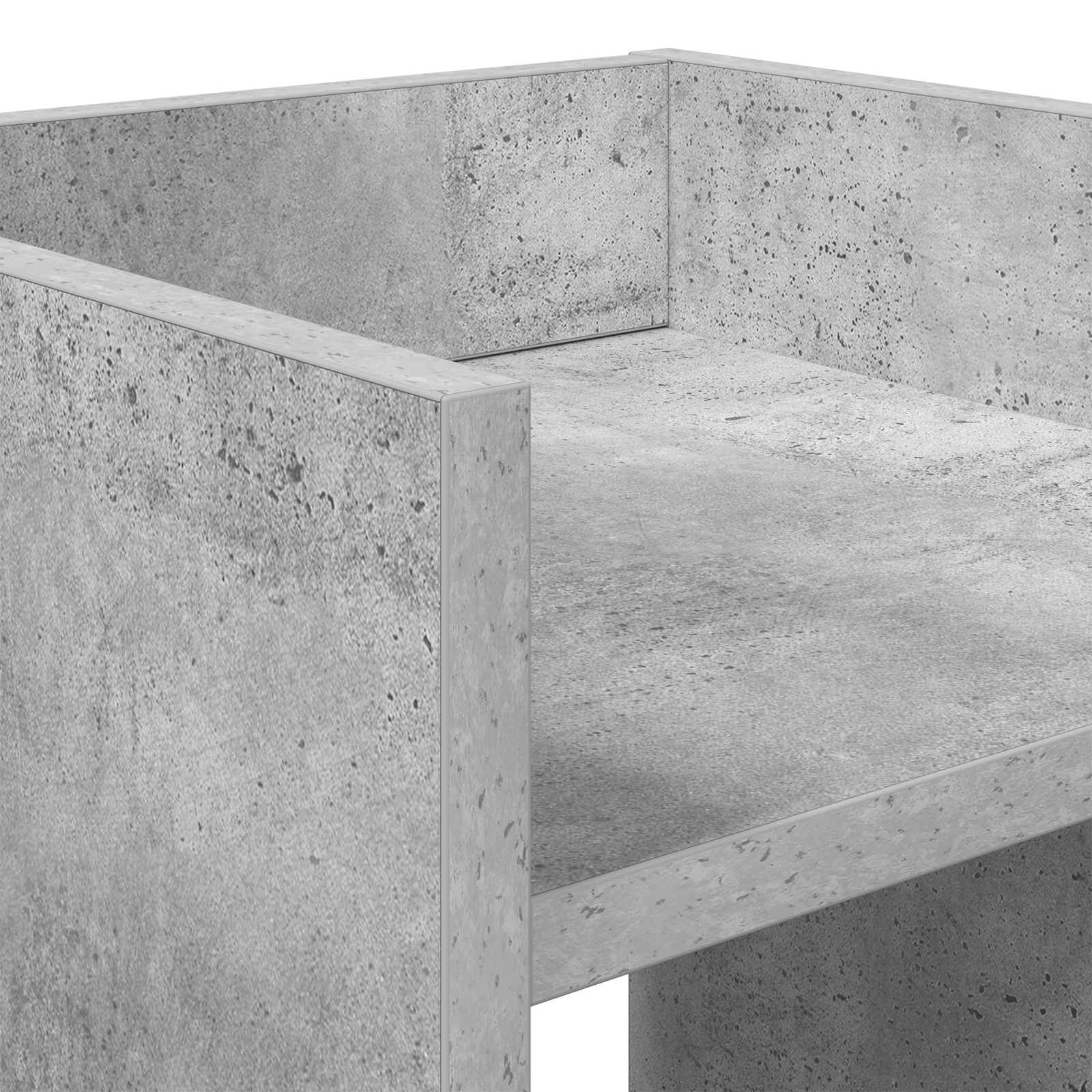 Supporto per piante Grigio Cemento 30 x 30 x 60 cm