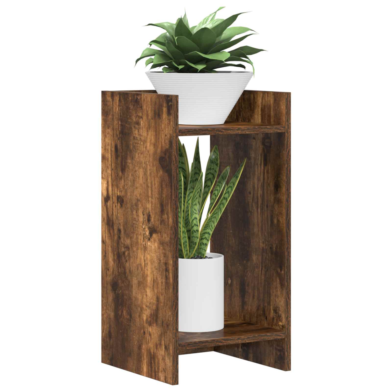 Supporto per piante Rovere Fumo 30 x 30 x 60 cm
