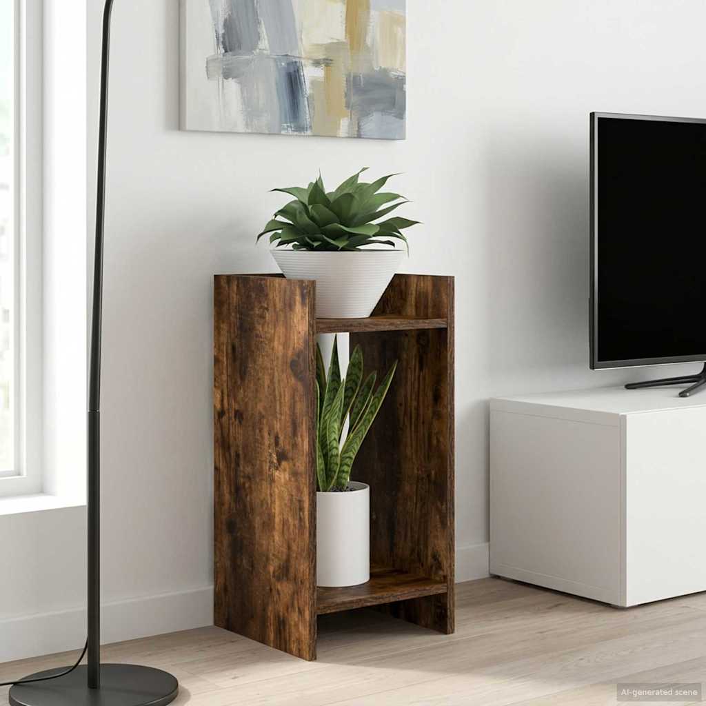 Supporto per piante Rovere Fumo 30 x 30 x 60 cm