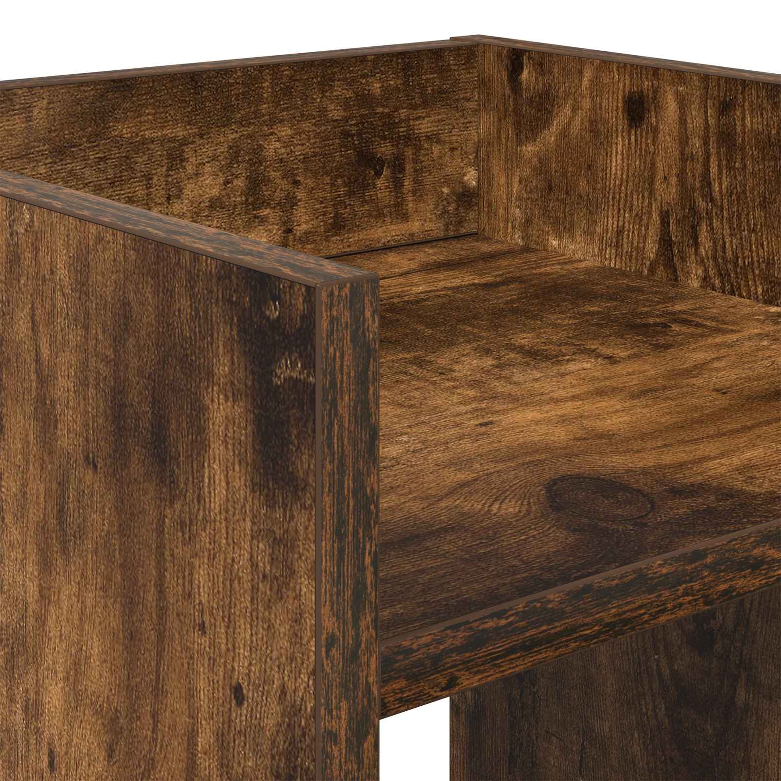Supporto per piante Rovere Fumo 30 x 30 x 60 cm
