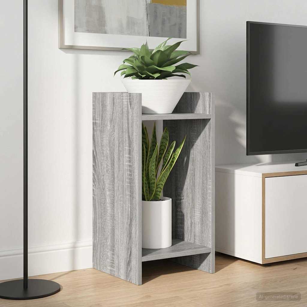 Supporto per piante 2 pz Sonoma grigio 30 x 30 x 60 cm