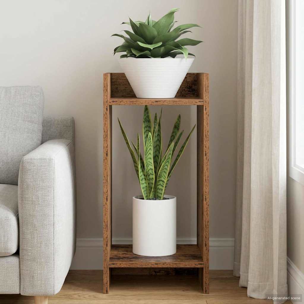 Supporto per piante Legno antico 30 x 30 x 60 cm