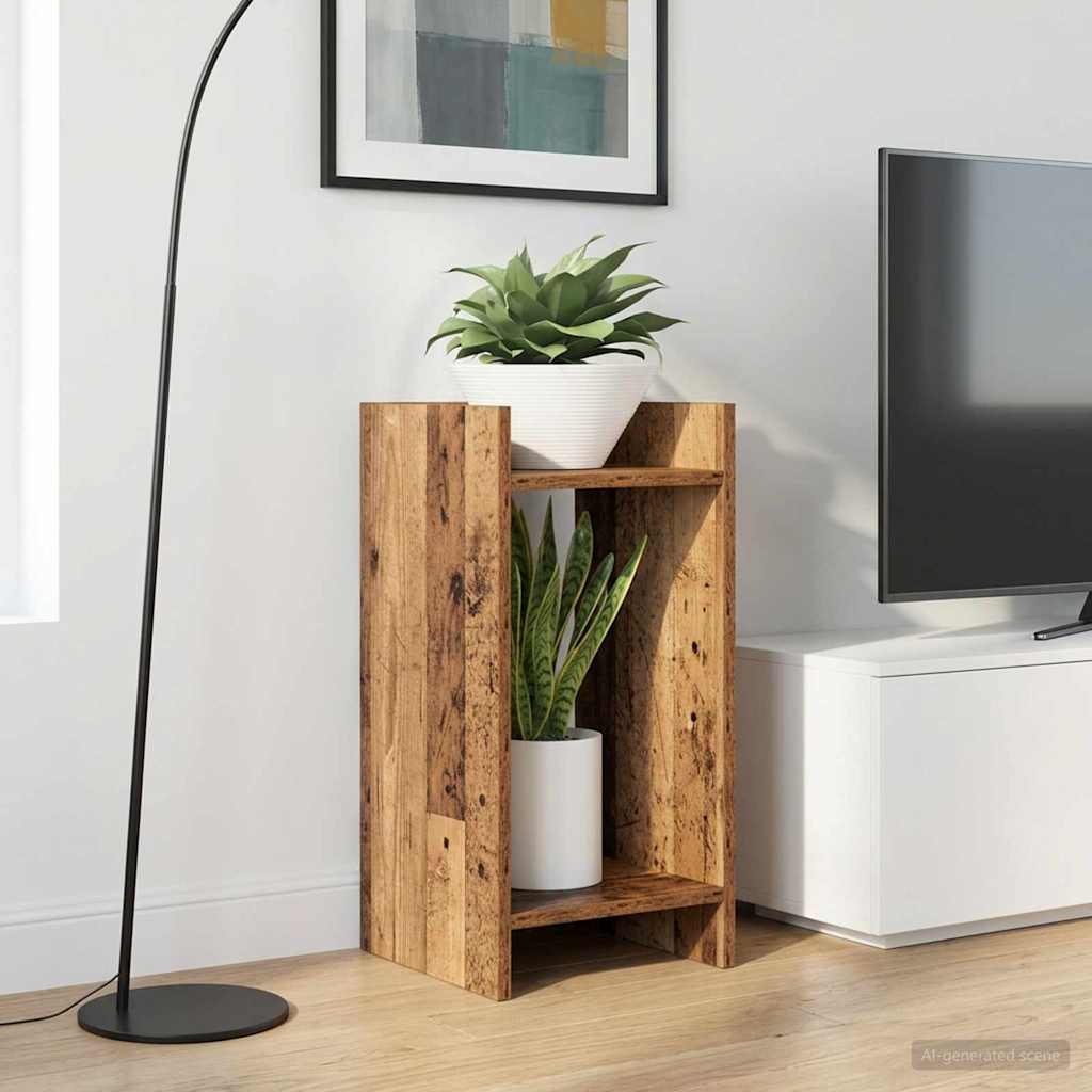 Supporto per piante 2 pz Legno antico 30 x 30 x 60 cm
