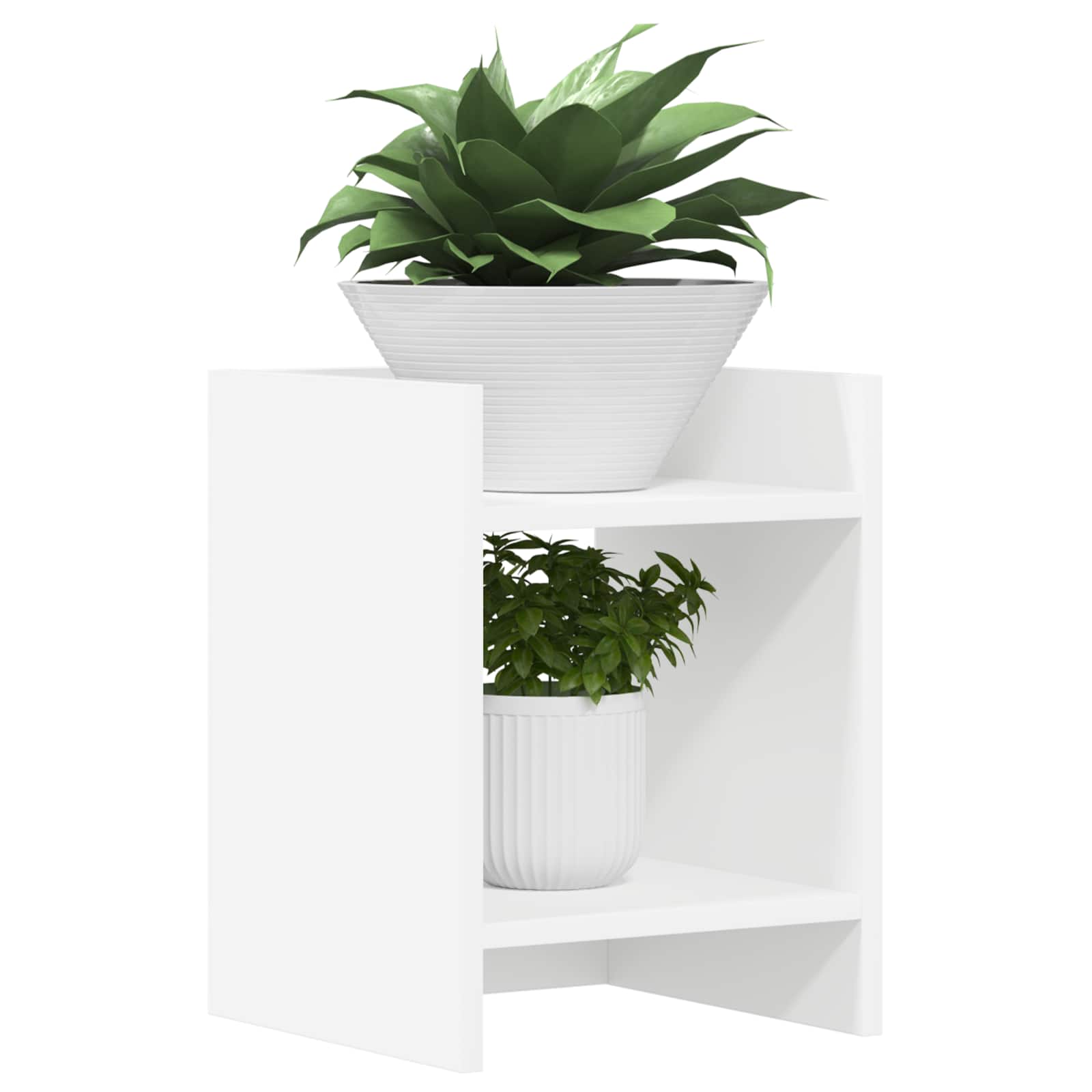Supporto per piante Bianco 30 x 30 x 40 cm Legno ingegnerizzato