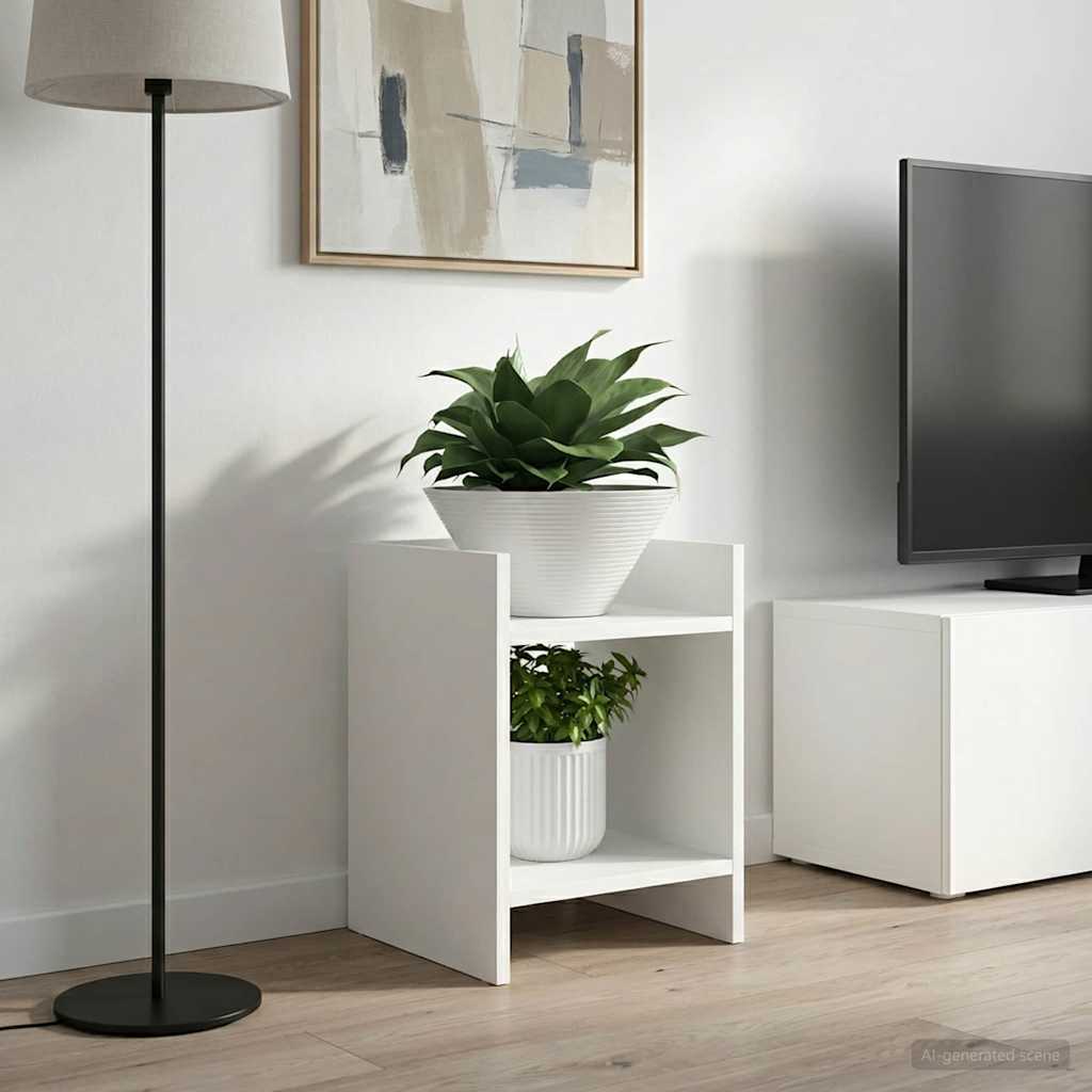 Supporto per piante 2 pz Bianco 30 x 30 x 40 cm