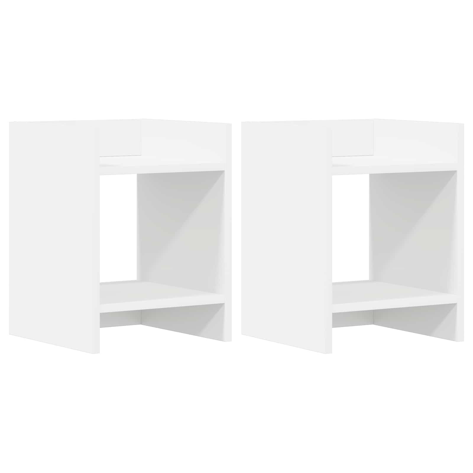 Supporto per piante 2 pz Bianco 30 x 30 x 40 cm
