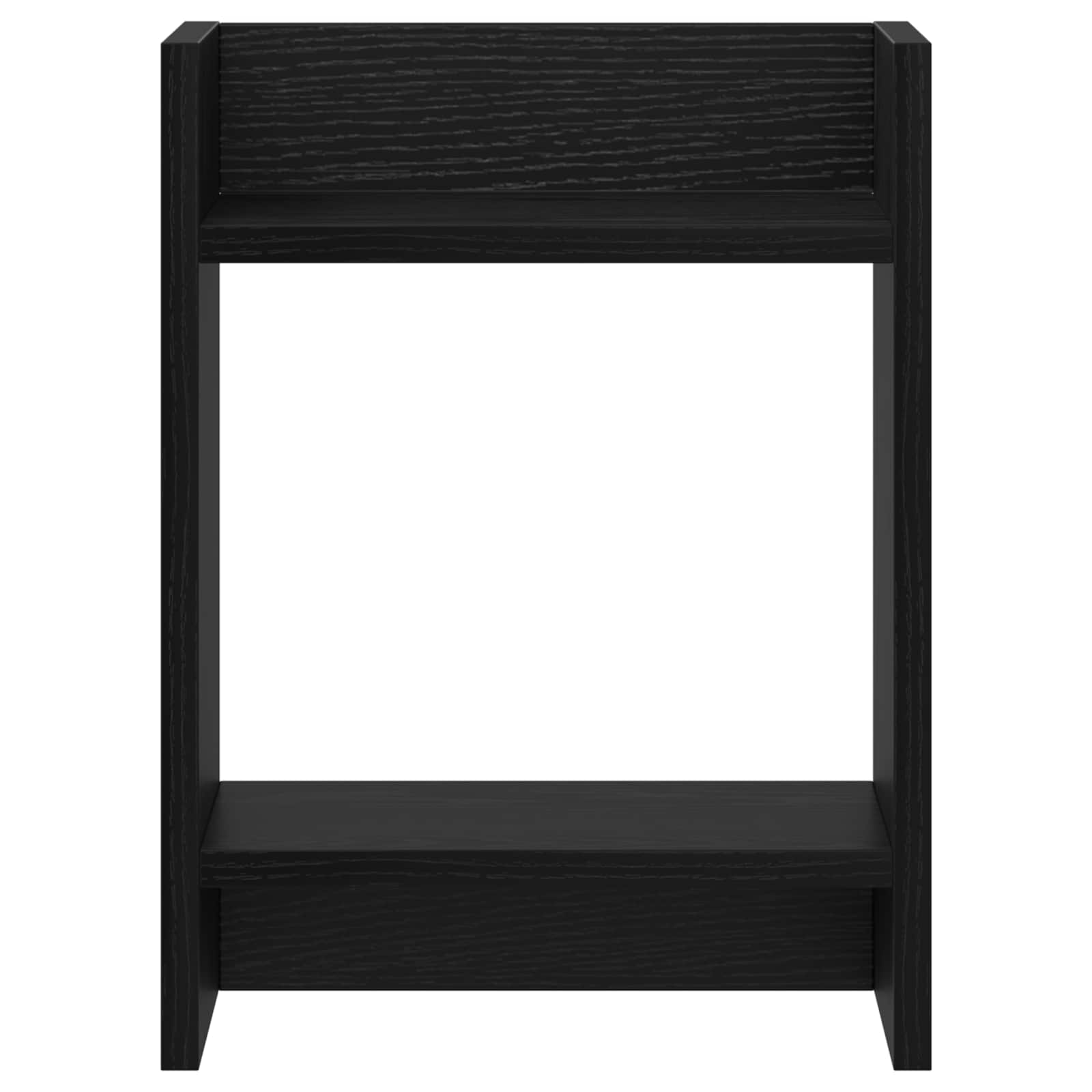 Supporto per piante 2 pz Rovere Nero 30 x 30 x 40 cm