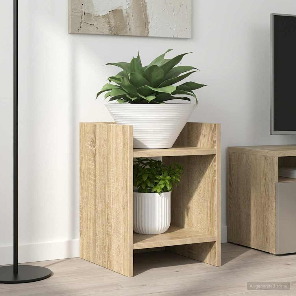 Supporto per piante 2 pz Rovere Sonoma 30 x 30 x 40 cm