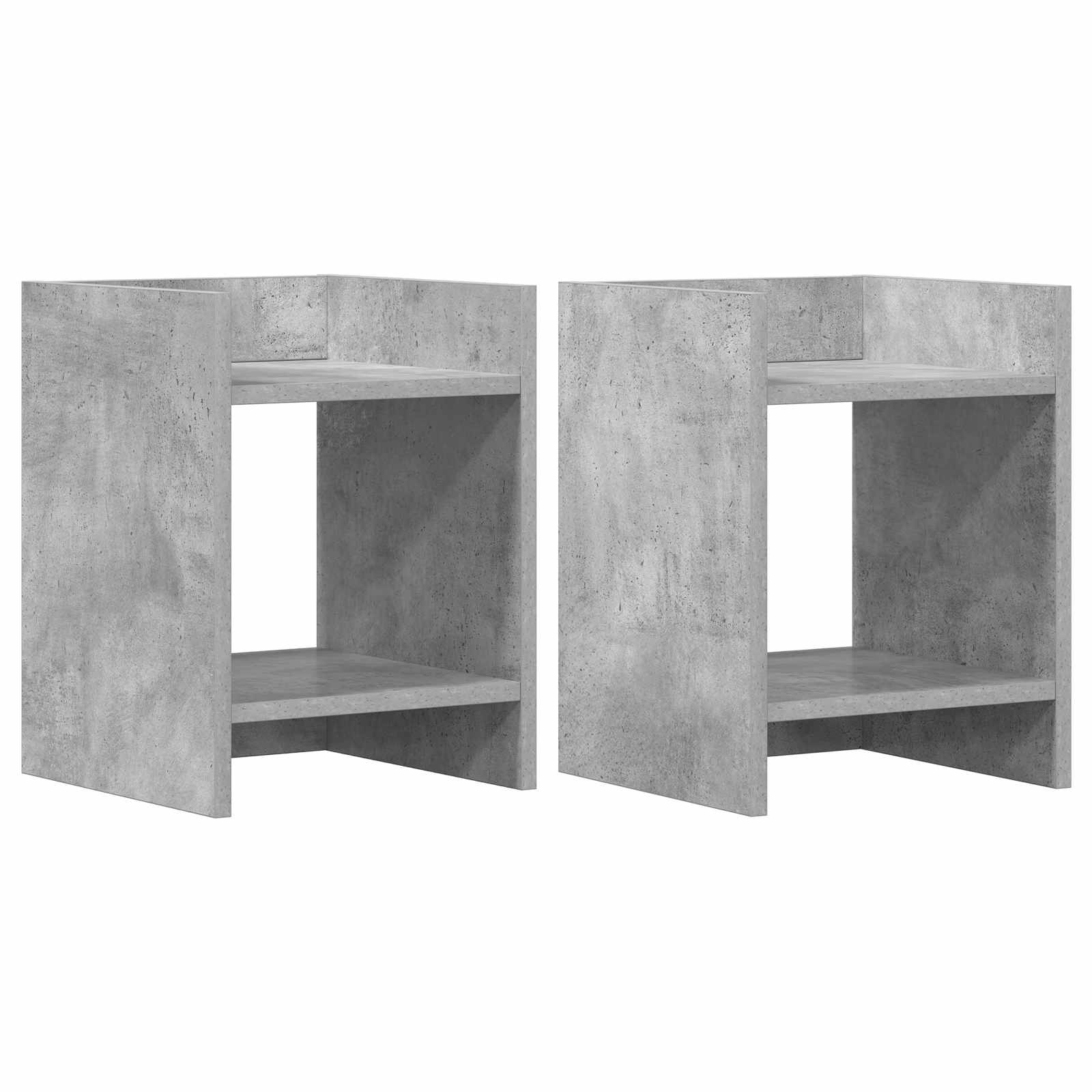 Supporto per piante 2 pz Grigio Cemento 30 x 30 x 40 cm