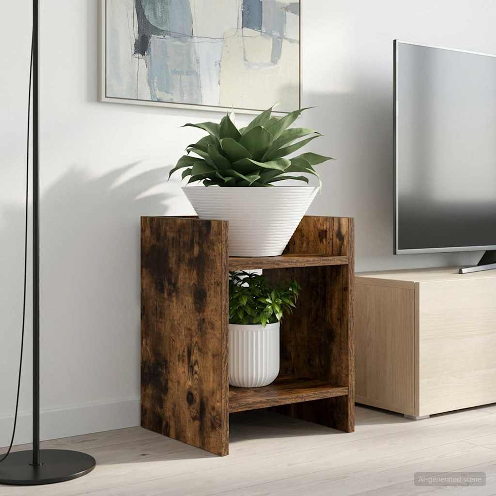 Supporto per piante Rovere Fumo 30 x 30 x 40 cm