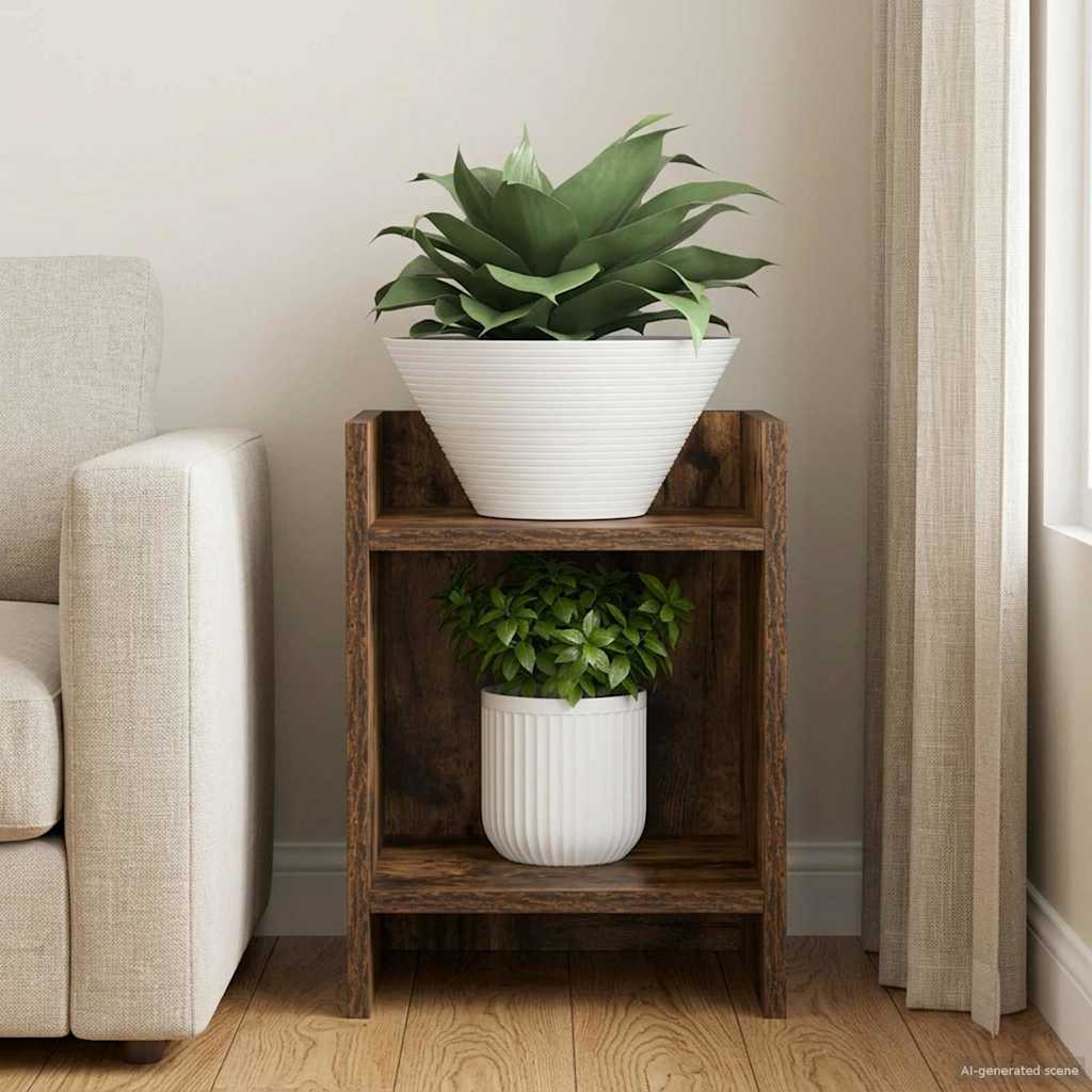 Supporto per piante Rovere Fumo 30 x 30 x 40 cm