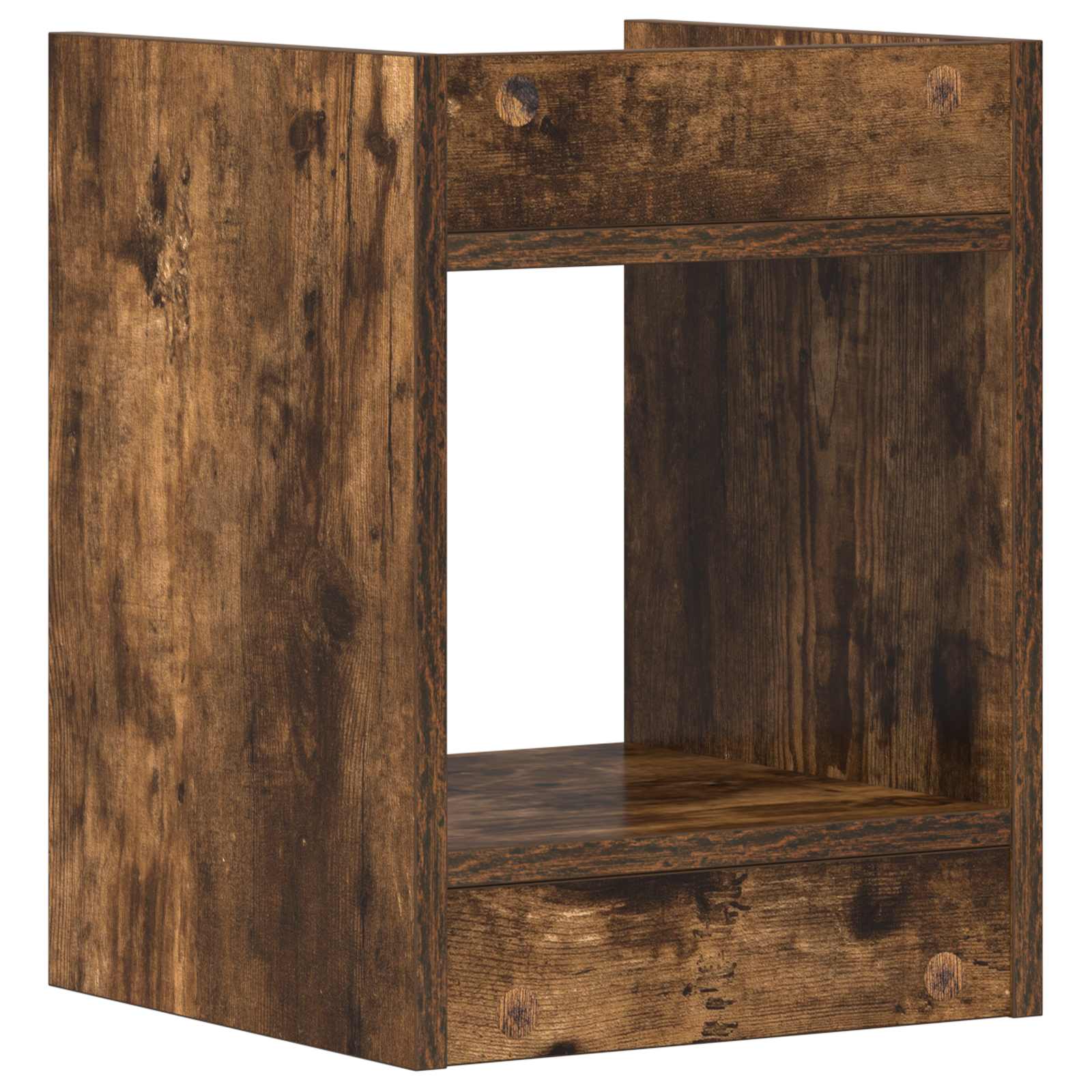 Supporto per piante 2 pz Rovere Fumo 30 x 30 x 40 cm