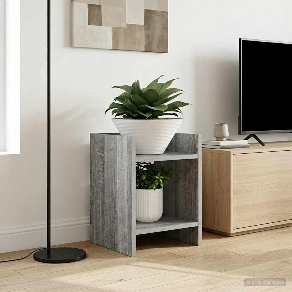 Supporto per piante 2 pz Sonoma grigio 30 x 30 x 40 cm