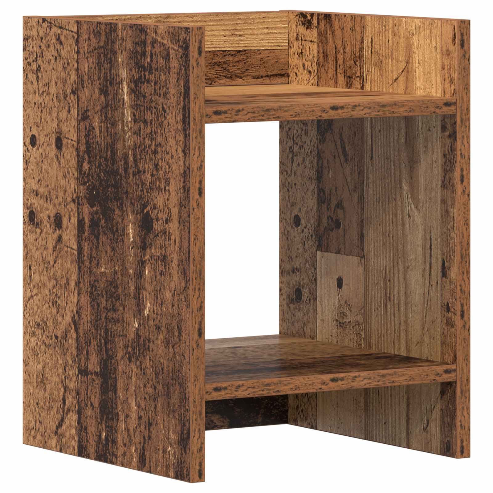Supporto per piante 2 pz Legno antico 30 x 30 x 40 cm