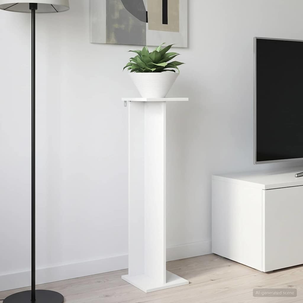 Supporto per piante Bianco 25 x 25,5 x 100,5 cm