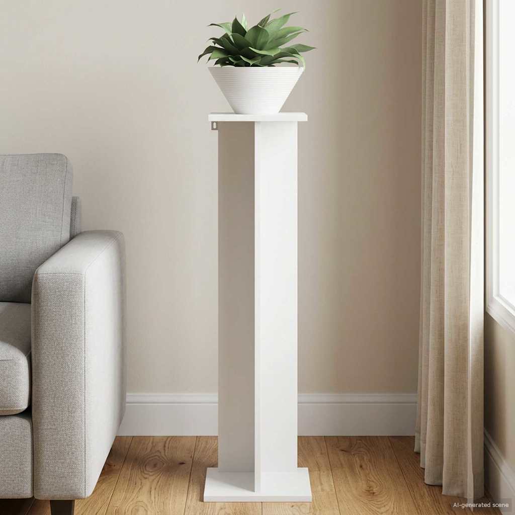 Supporto per piante Bianco 25 x 25,5 x 100,5 cm