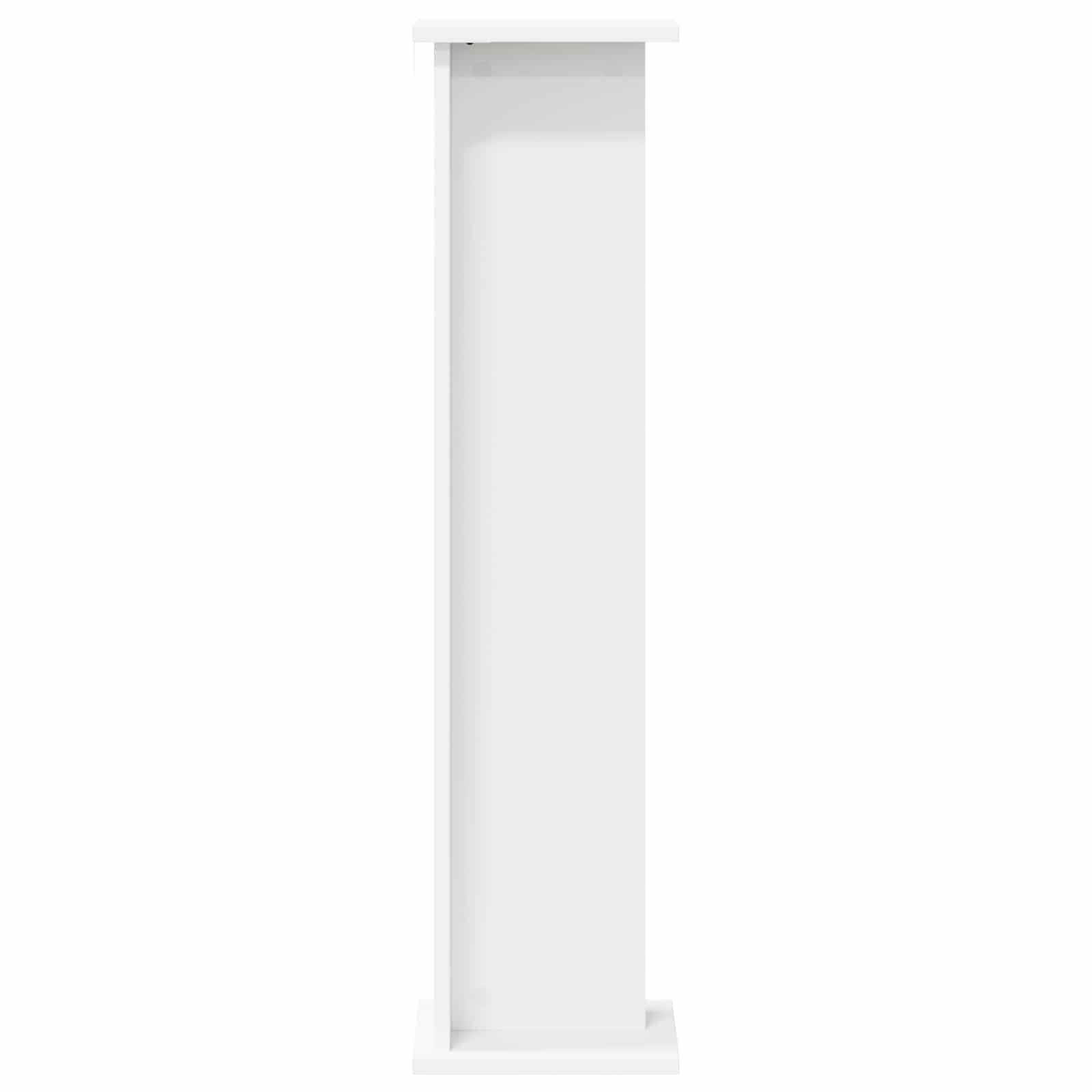 Supporto per piante 2 pz Bianco 25 x 25,5 x 100,5 cm