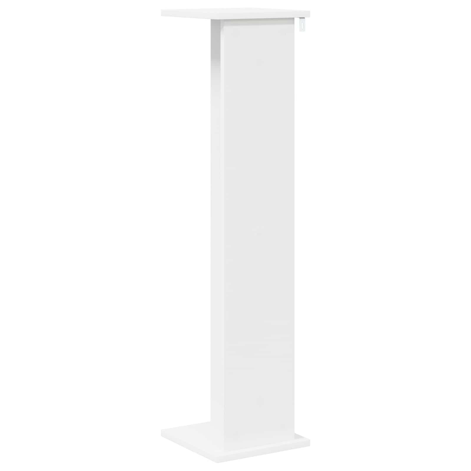Supporto per piante 2 pz Bianco 25 x 25,5 x 100,5 cm