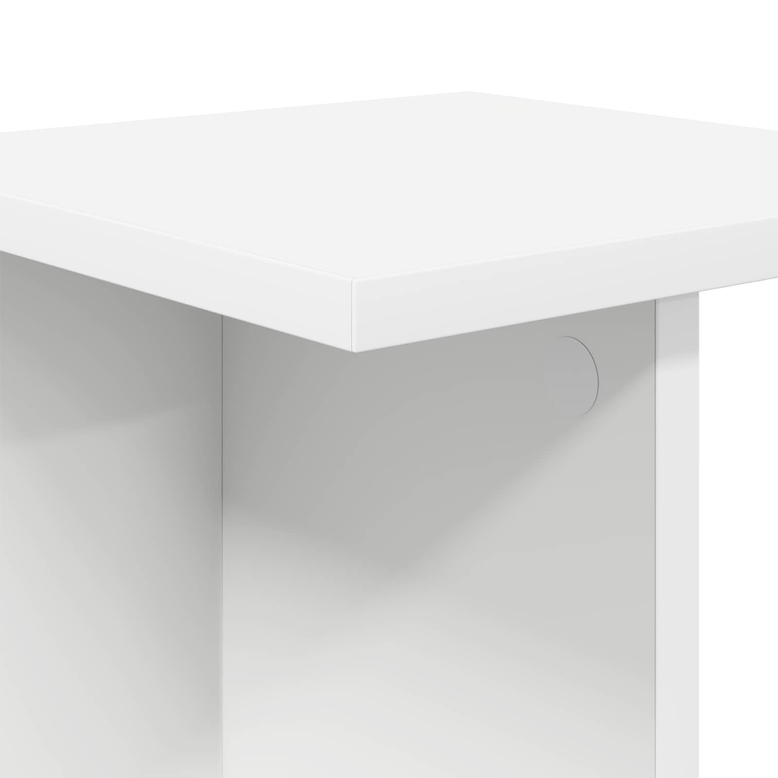 Supporto per piante 2 pz Bianco 25 x 25,5 x 100,5 cm