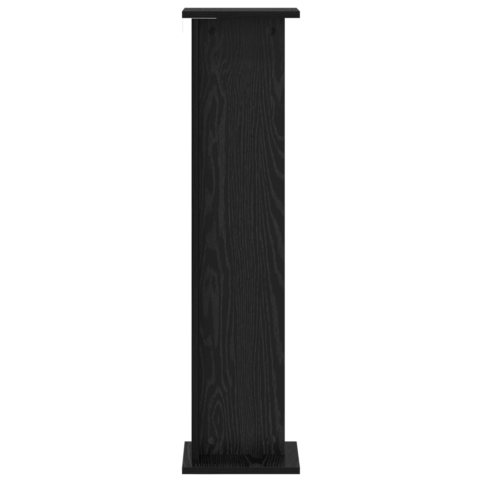 Supporto per piante 2 pz Rovere Nero 25 x 25,5 x 100,5 cm