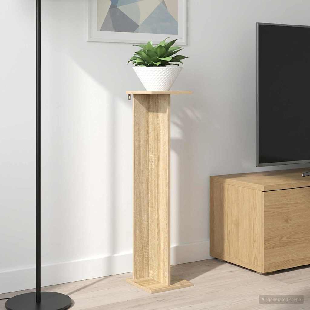 Supporto per piante Rovere Sonoma 25 x 25,5 x 100,5 cm
