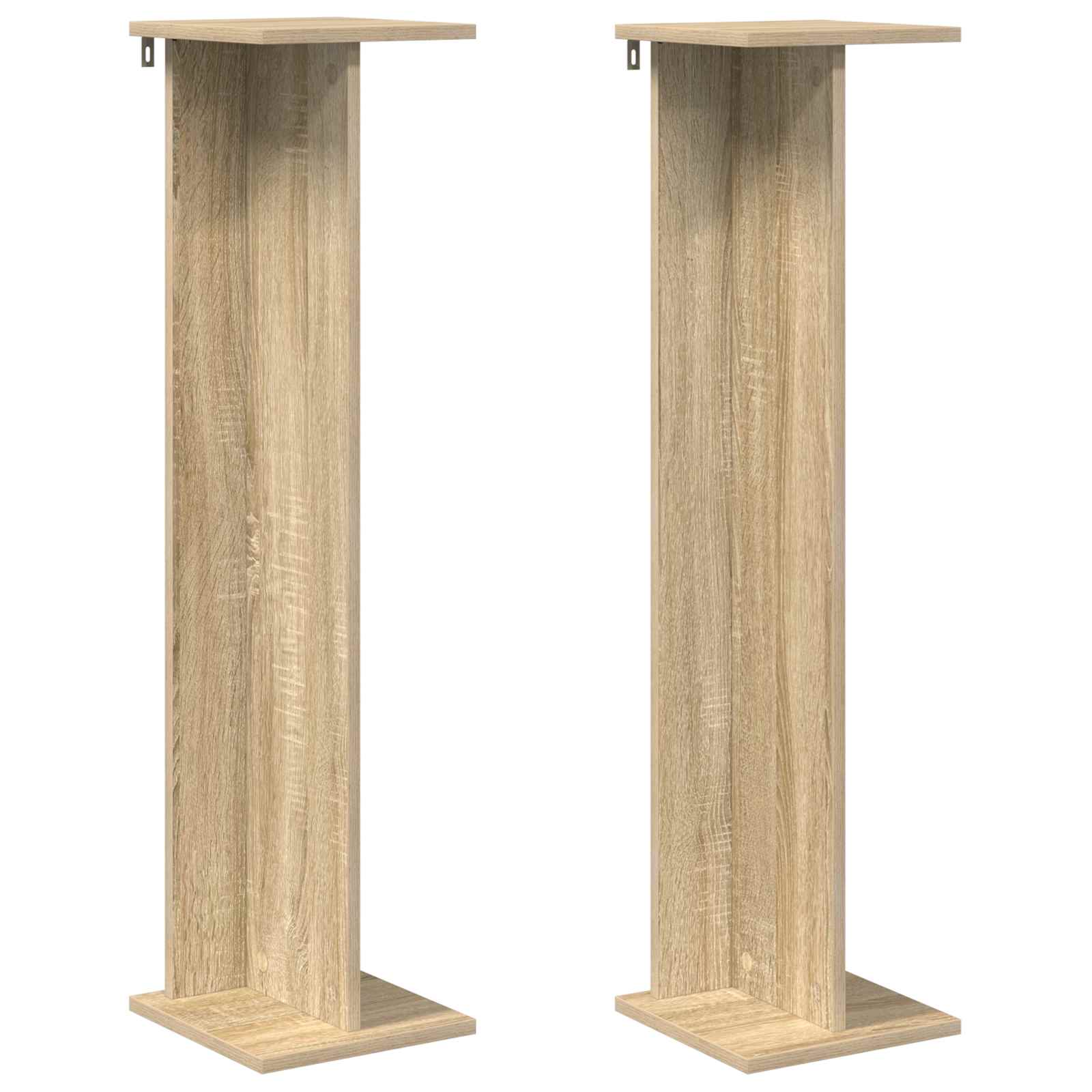 Supporto per piante 2 pz Rovere Sonoma 25 x 25,5 x 100,5 cm