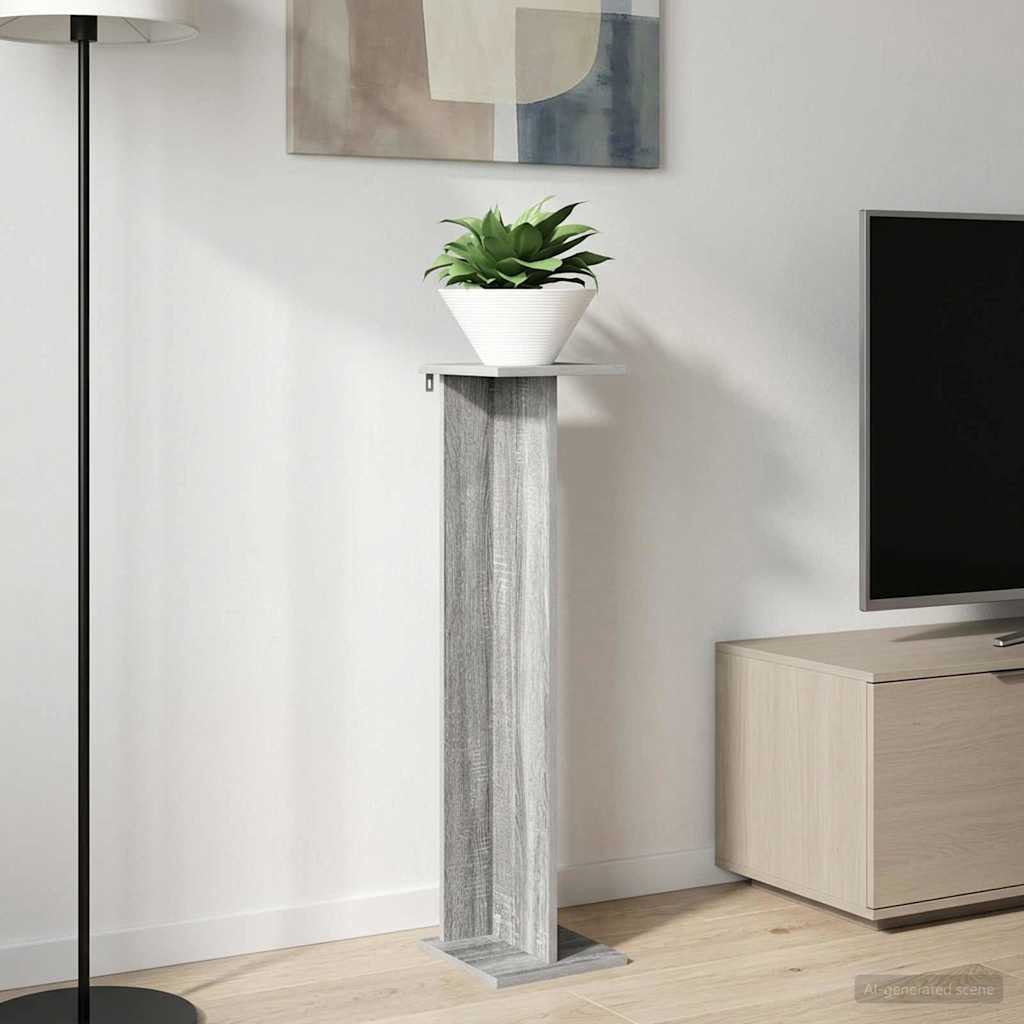 Supporto per piante Sonoma grigio 25 x 25,5 x 100,5 cm