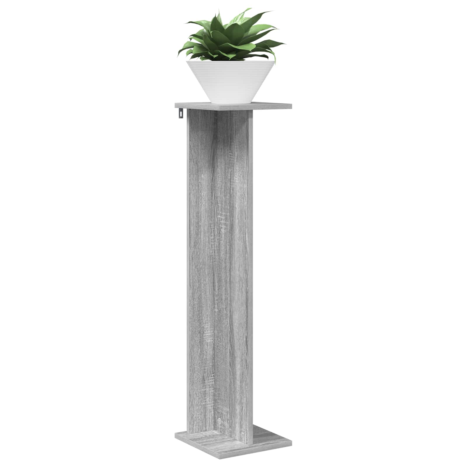 Supporto per piante Sonoma grigio 25 x 25,5 x 100,5 cm