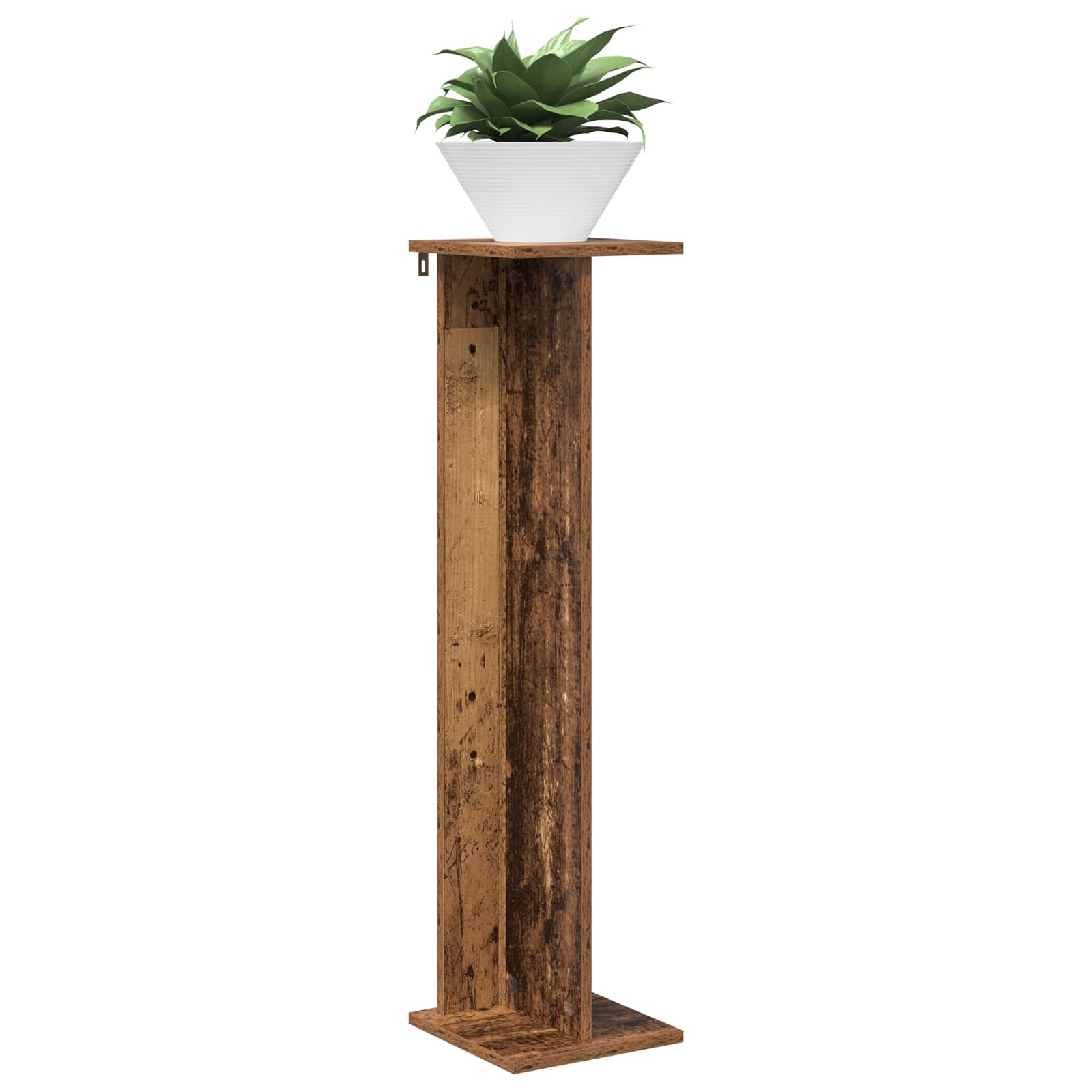 Supporto per piante 2 pz Legno antico 25 x 25,5 x 100,5 cm