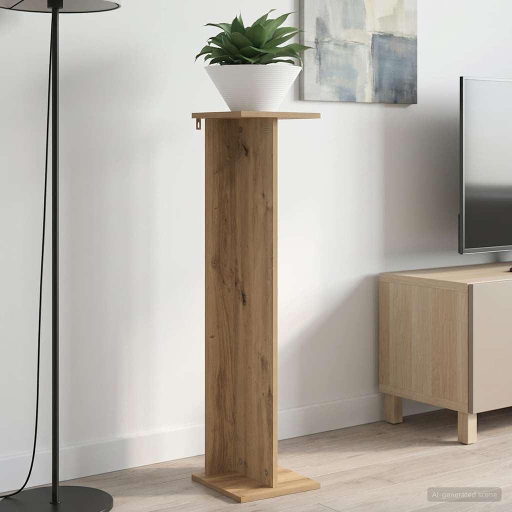 Supporto per piante 2 pz Rovere Artigianale