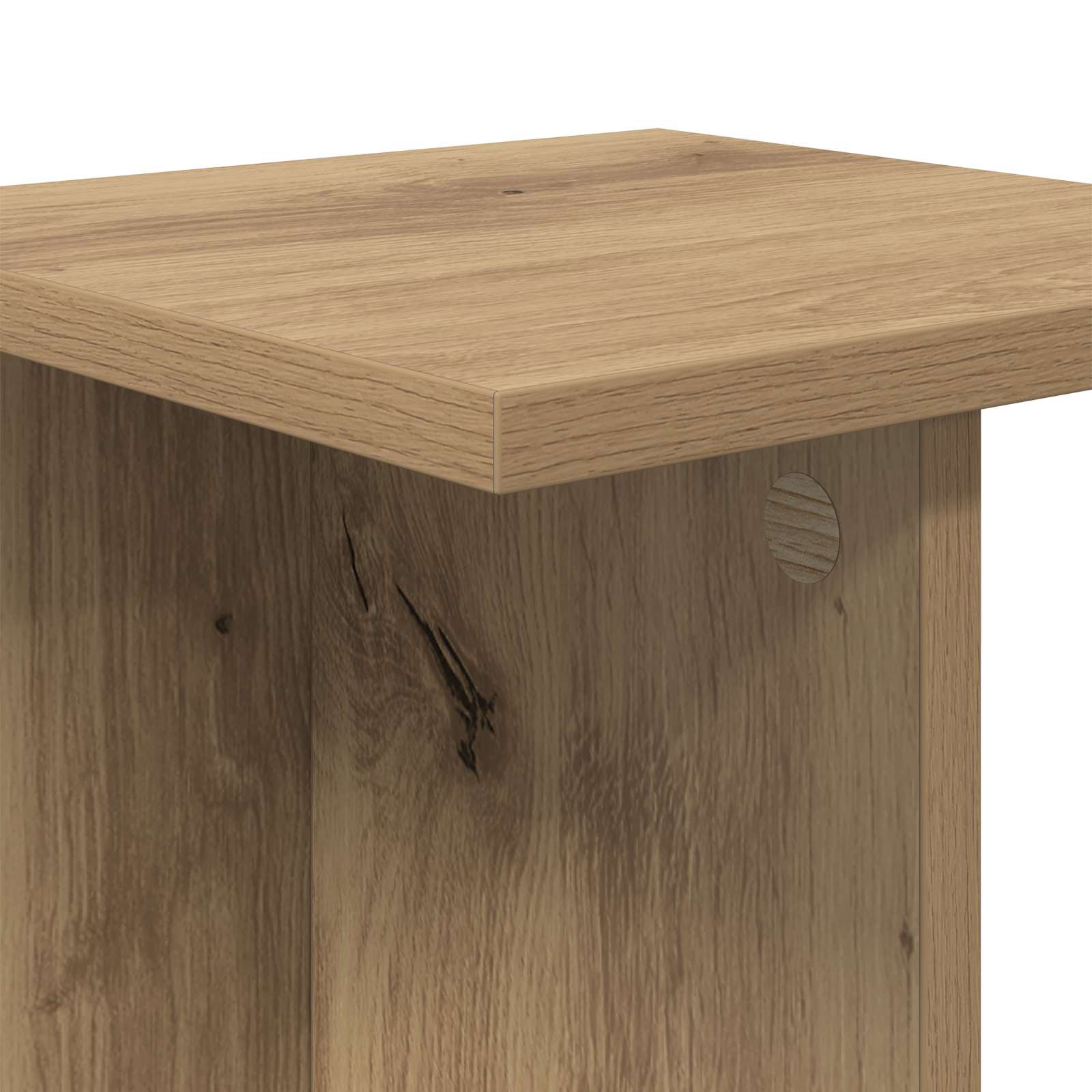 Supporto per piante 2 pz Rovere Artigianale